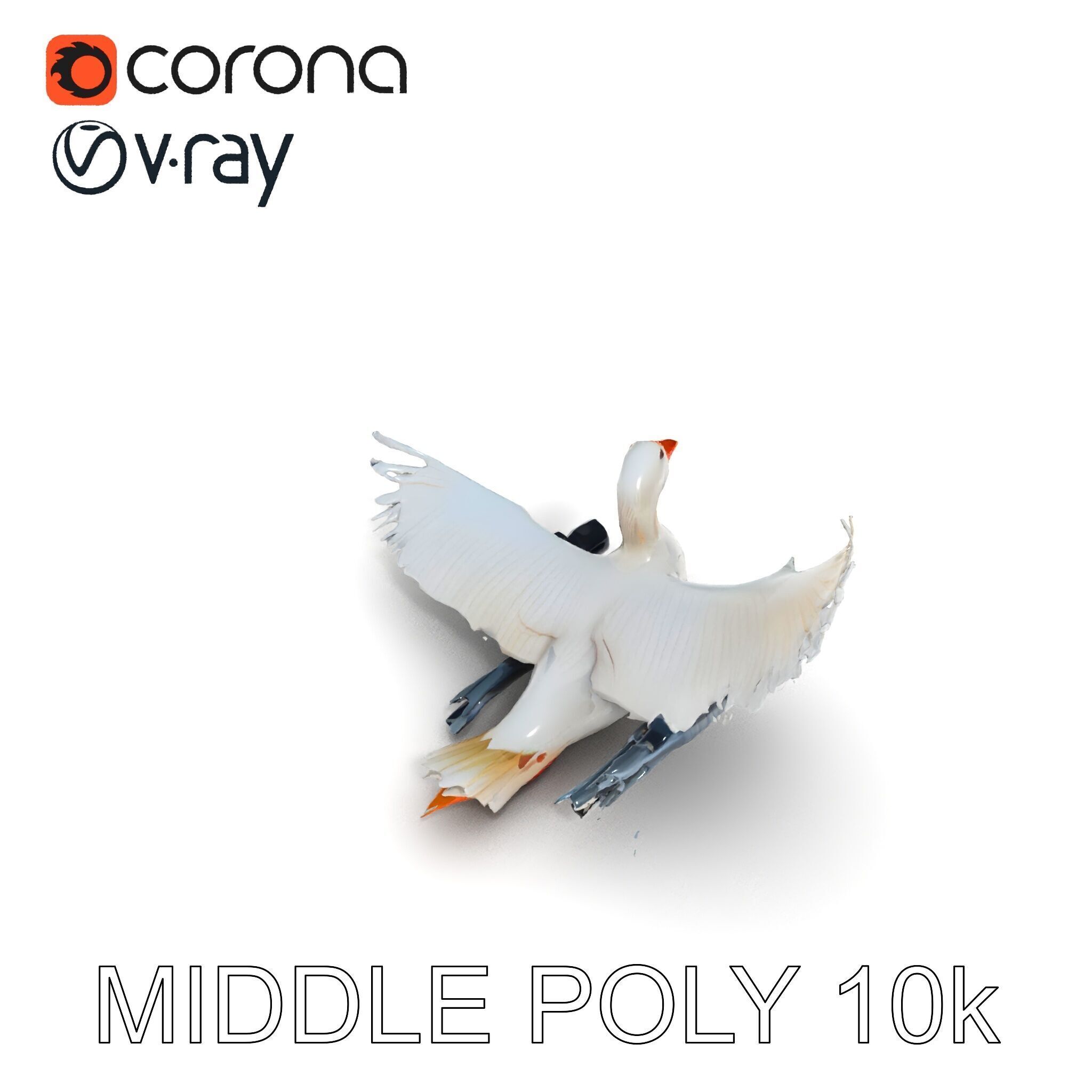 Bombombini Gusini Low-poly 3D model_20