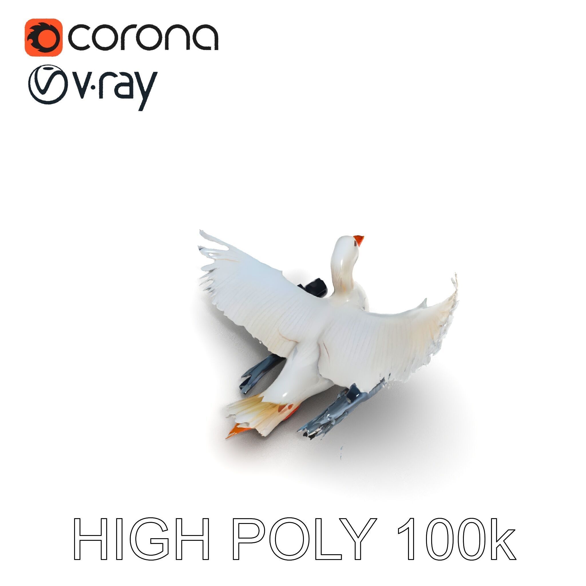 Bombombini Gusini Low-poly 3D model_22