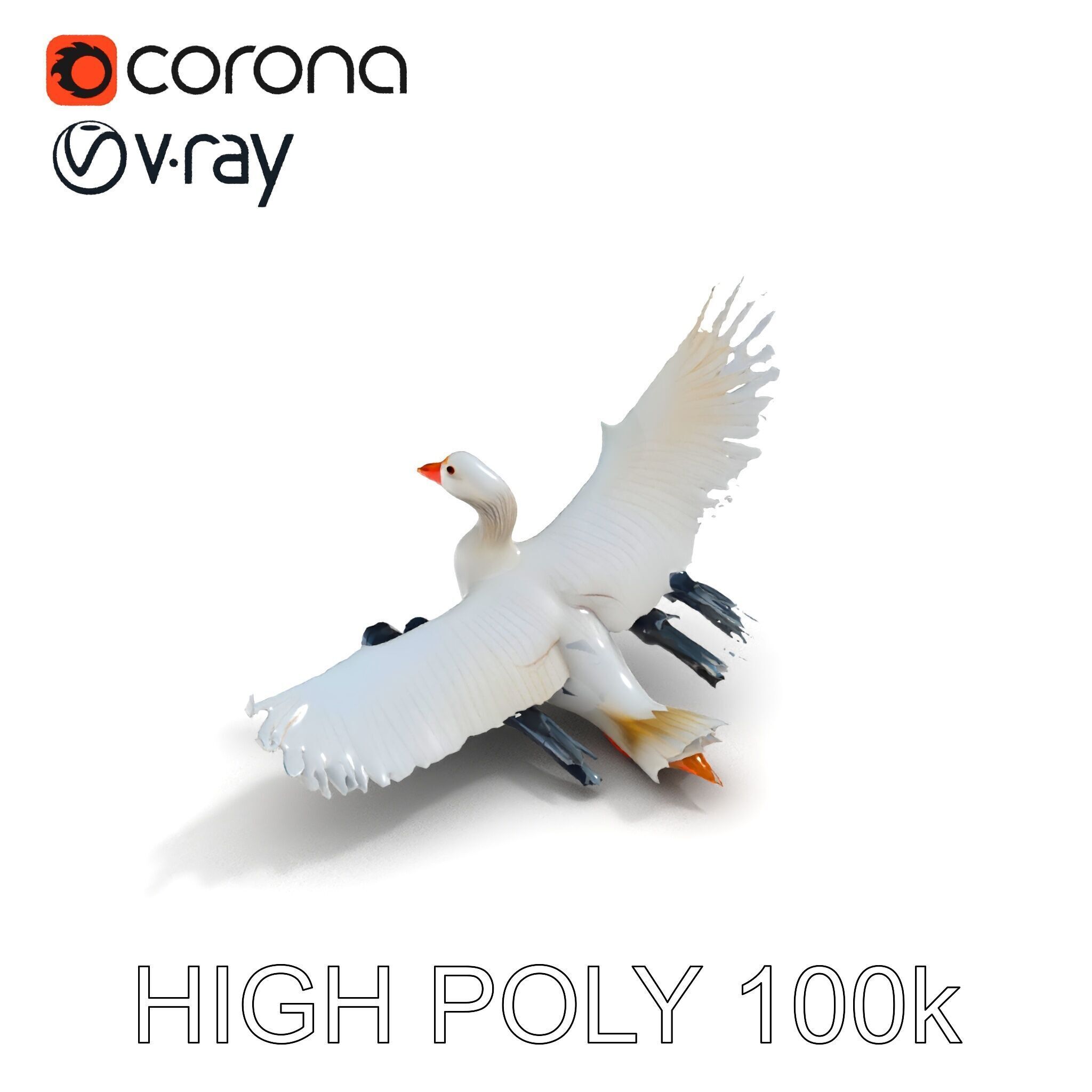 Bombombini Gusini Low-poly 3D model_14