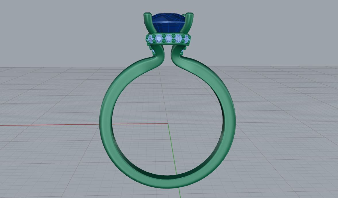  Hidden halo ring 3D print model_5