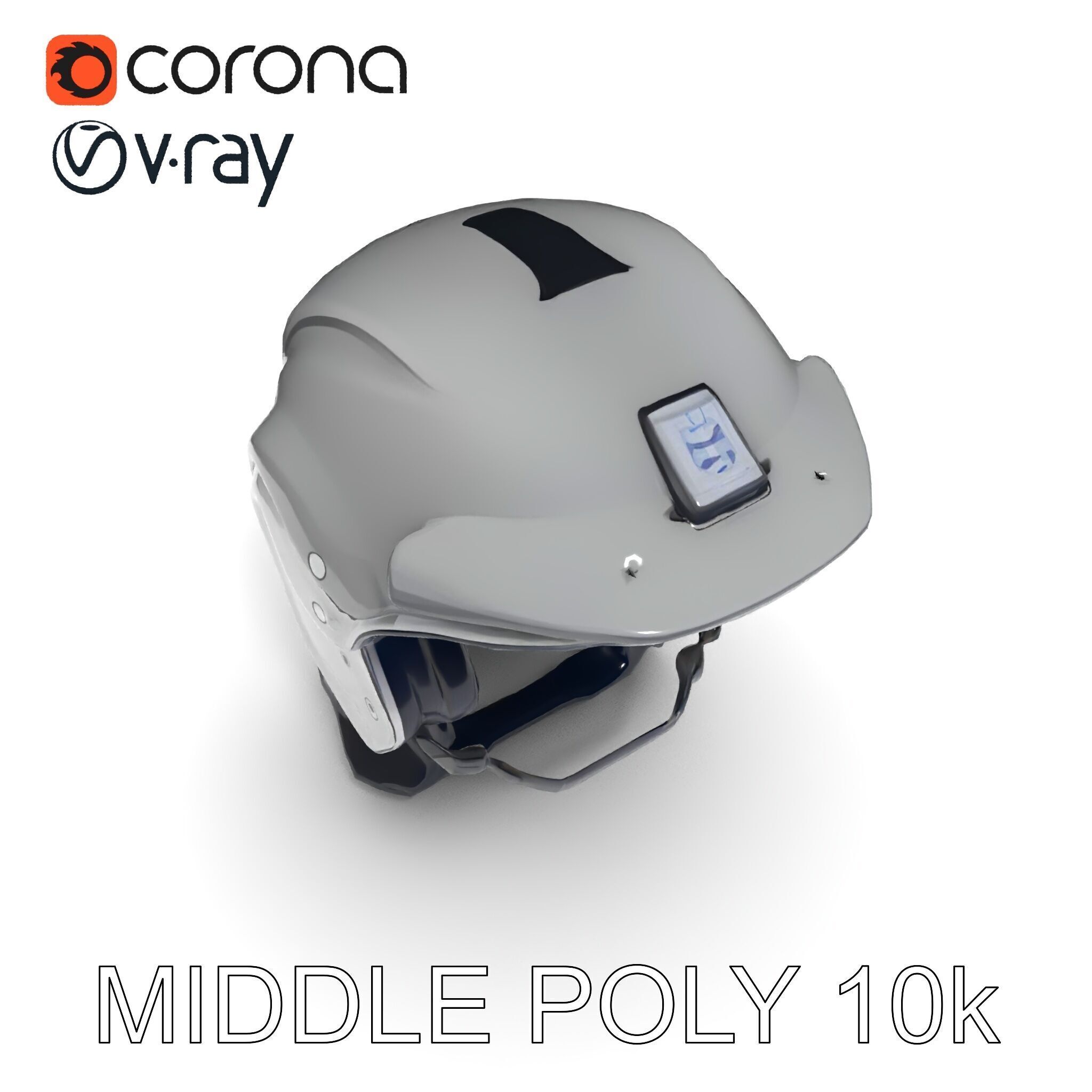 Motorcycle Helmet Model Pack Low-poly 3D model_12