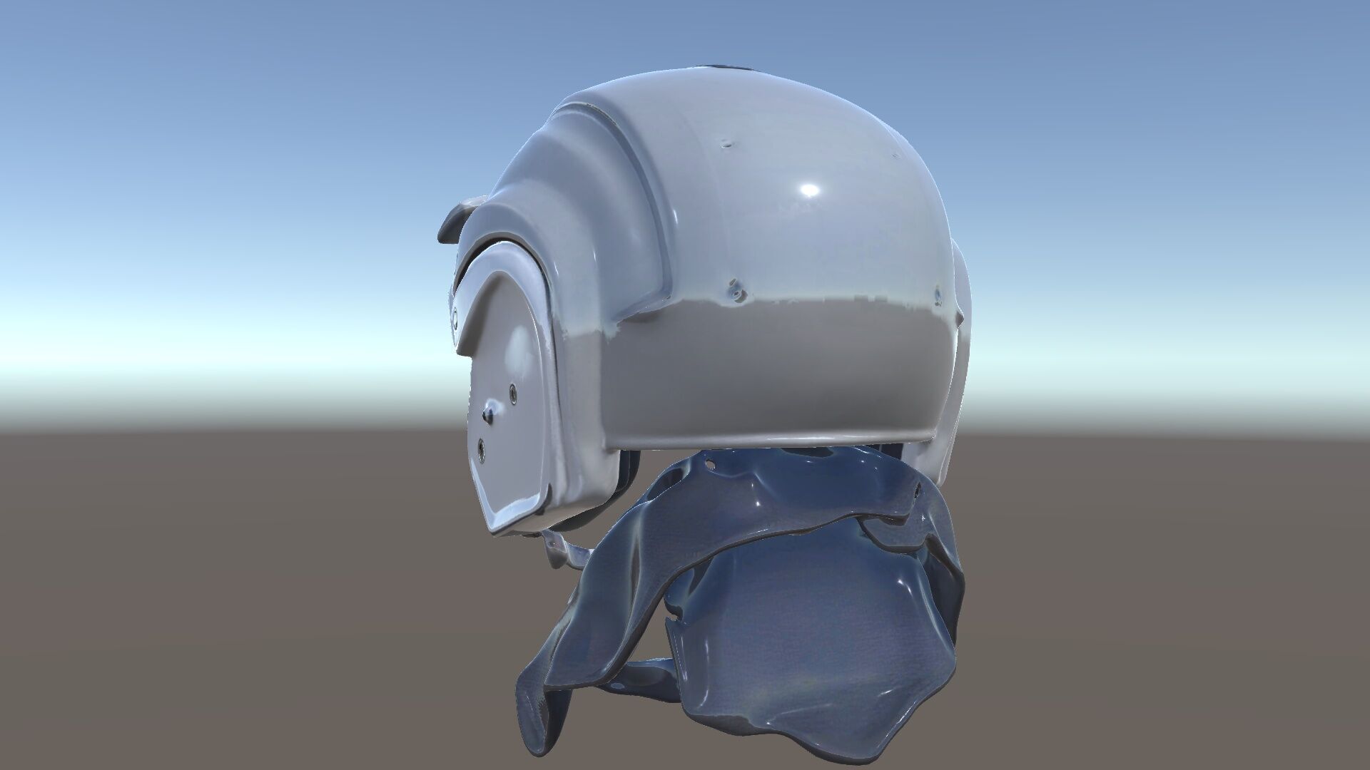 Motorcycle Helmet Model Pack Low-poly 3D model_5