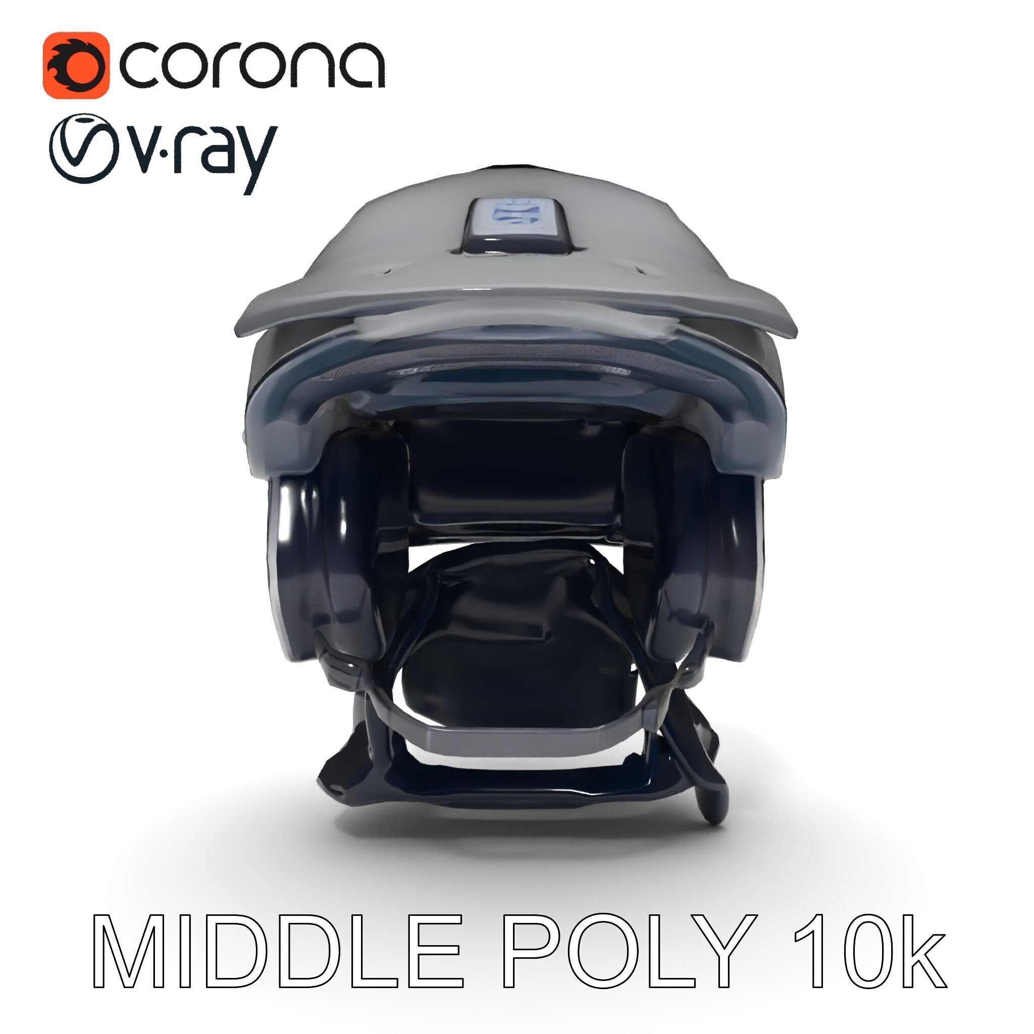 Motorcycle Helmet Model Pack Low-poly 3D model_25
