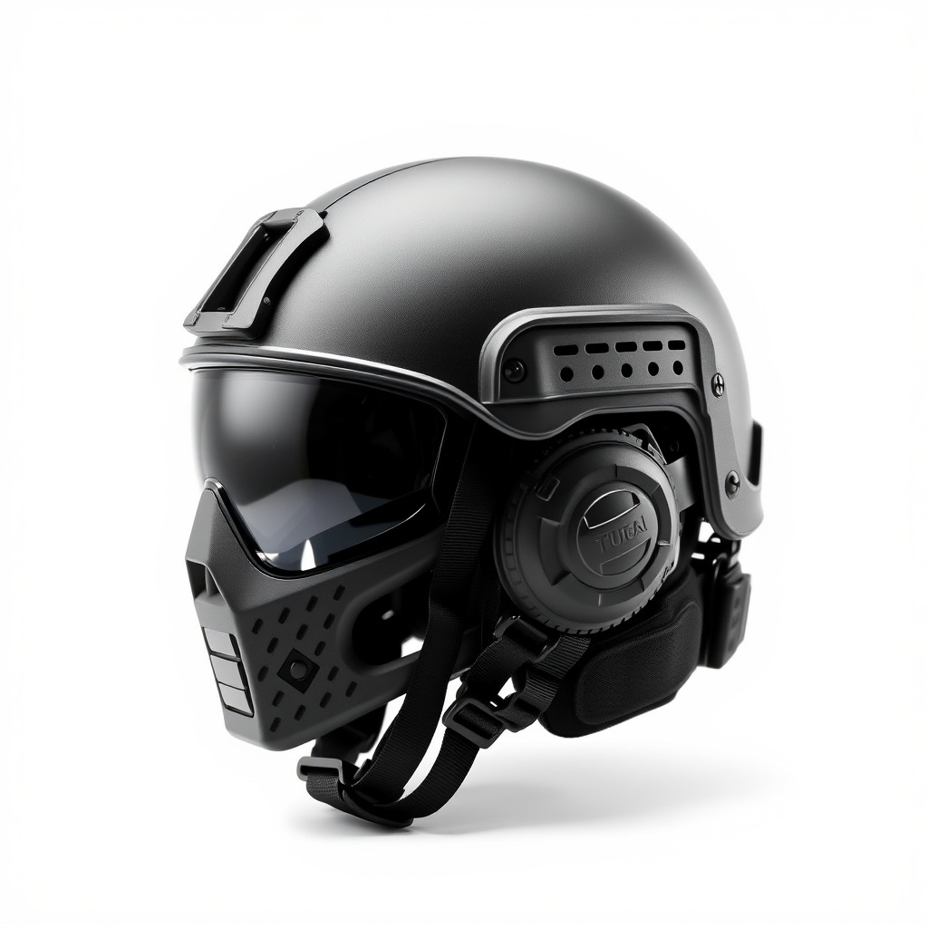 Futuristic Tactical Helmet Model Pack Low-poly 3D model_4
