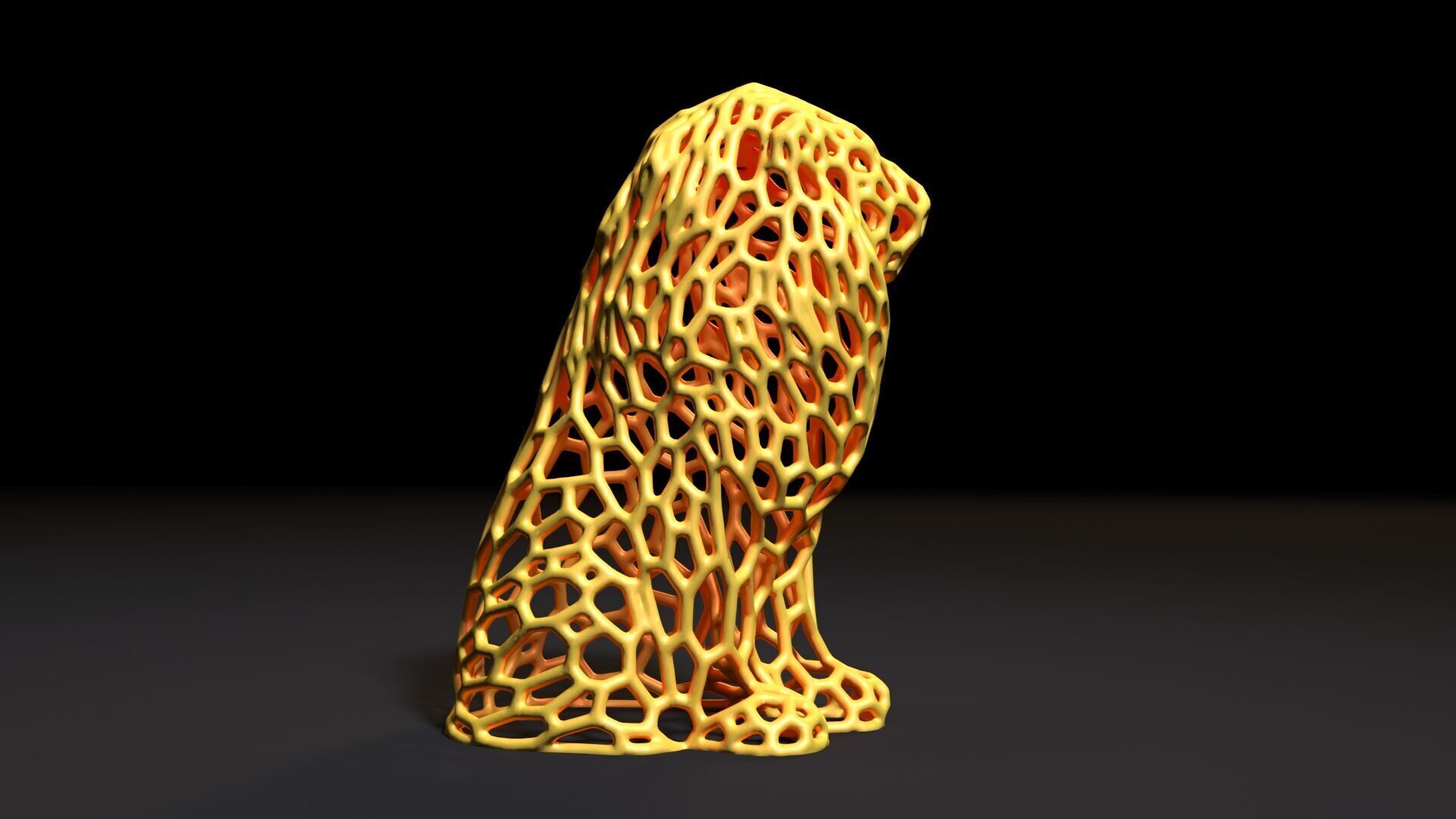 Lion Sculpture 3D print model_5