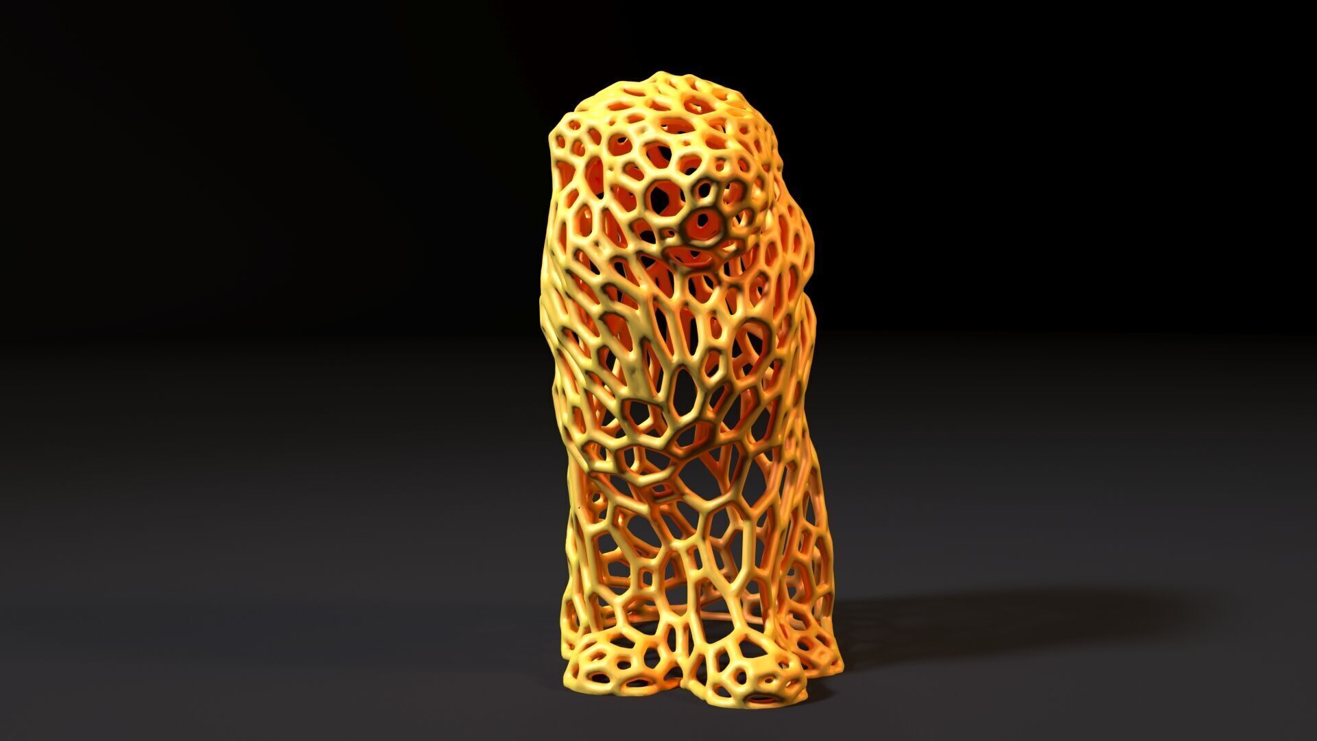 Lion Sculpture 3D print model_7
