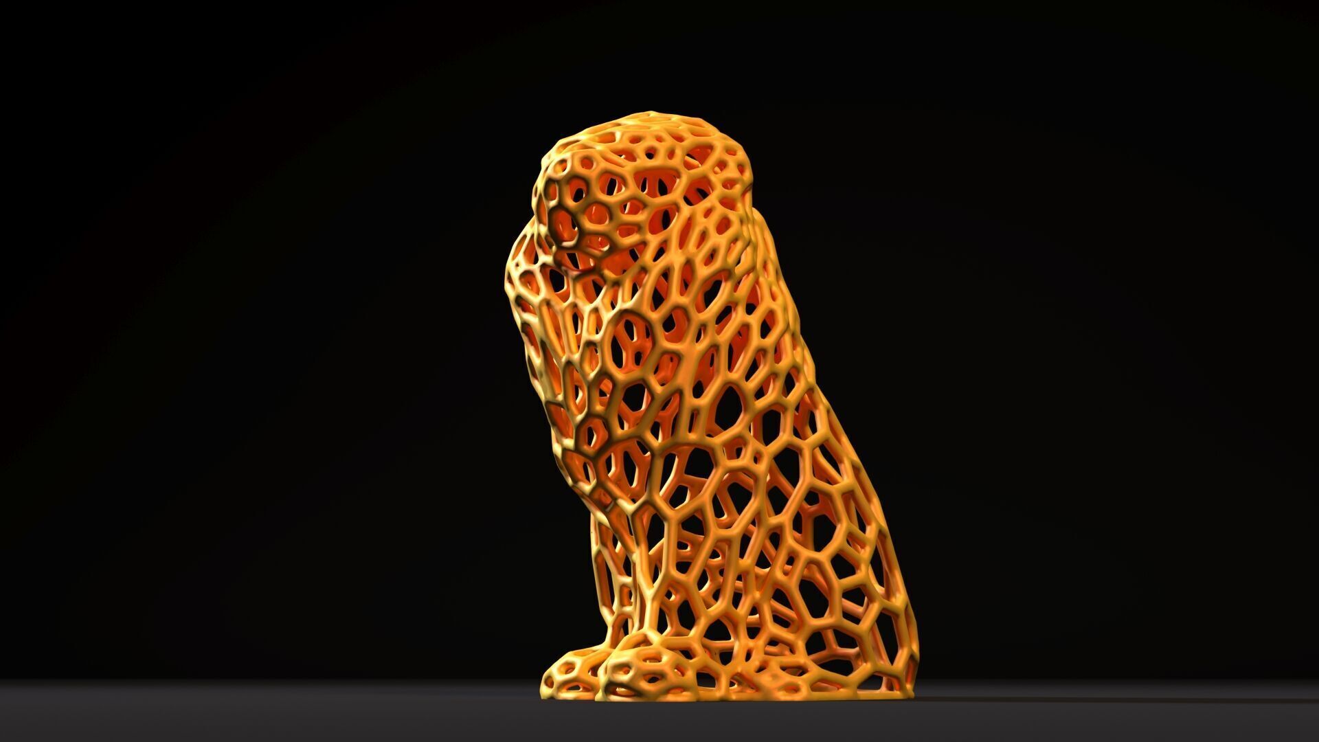 Lion Sculpture 3D print model_9