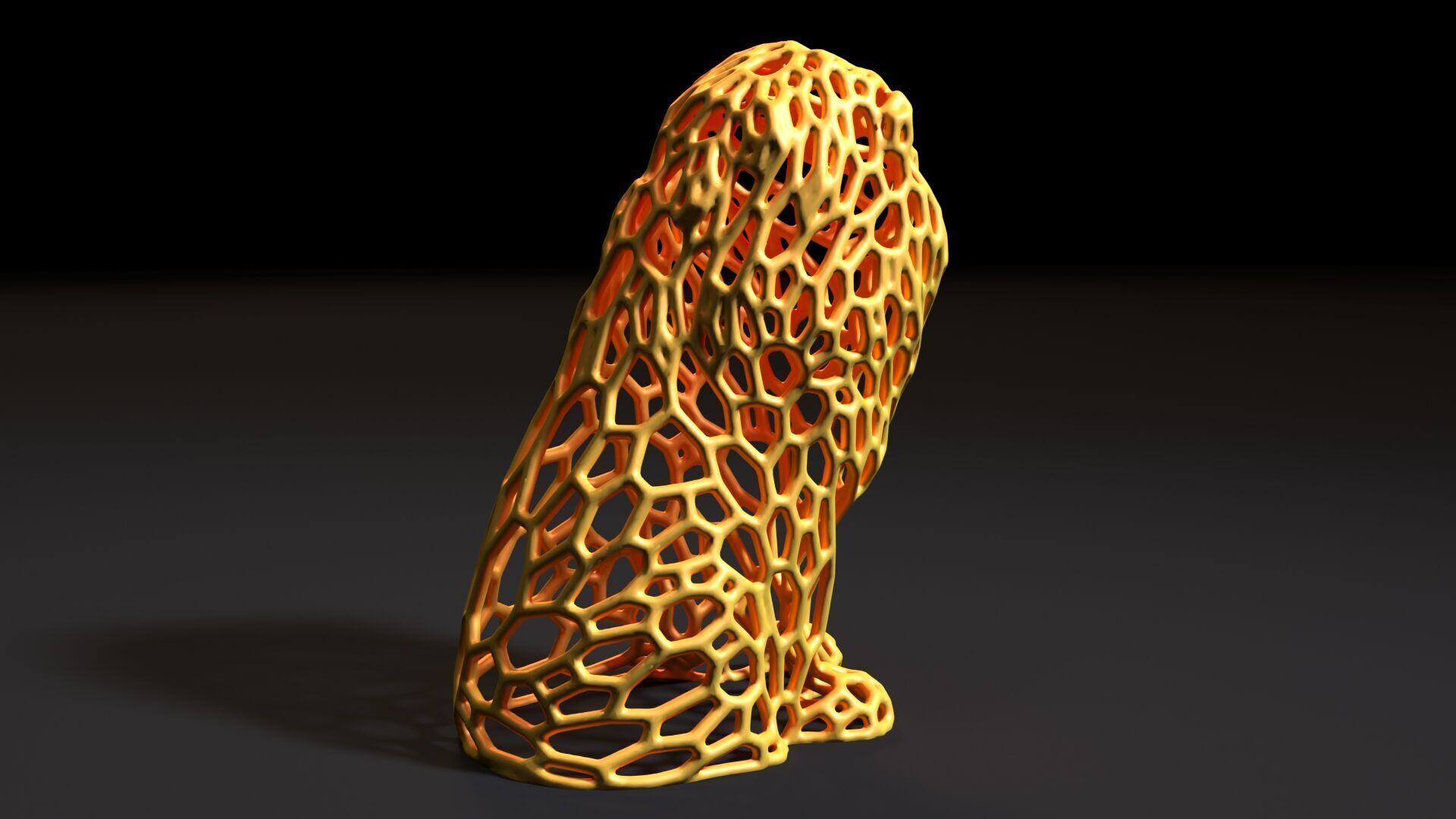 Lion Sculpture 3D print model_4
