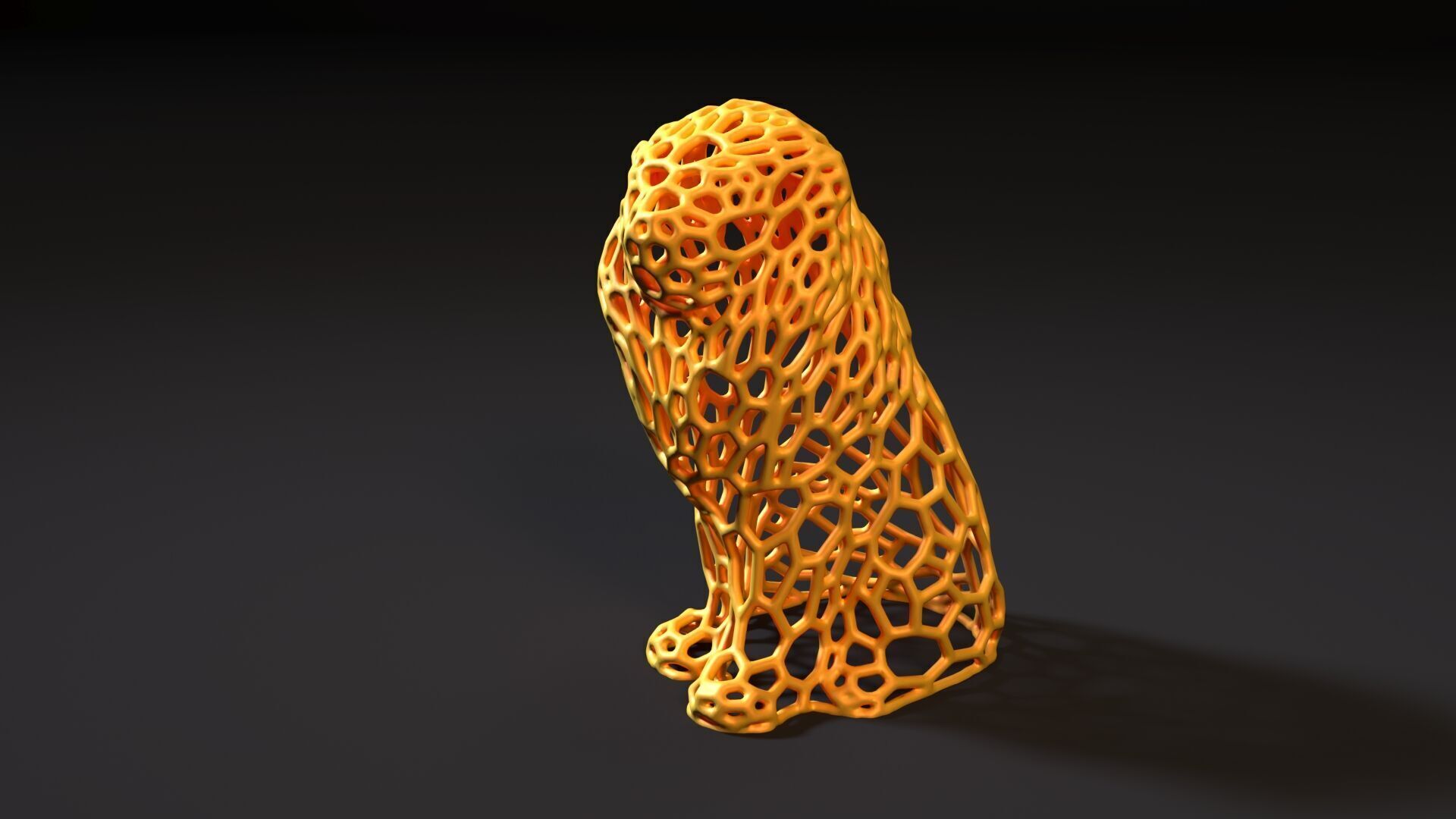 Lion Sculpture 3D print model_1