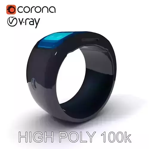 Smart Ring Digital Model Pack Low-poly 3D model Smart Ring Digital Model Pack Low-poly 3D model