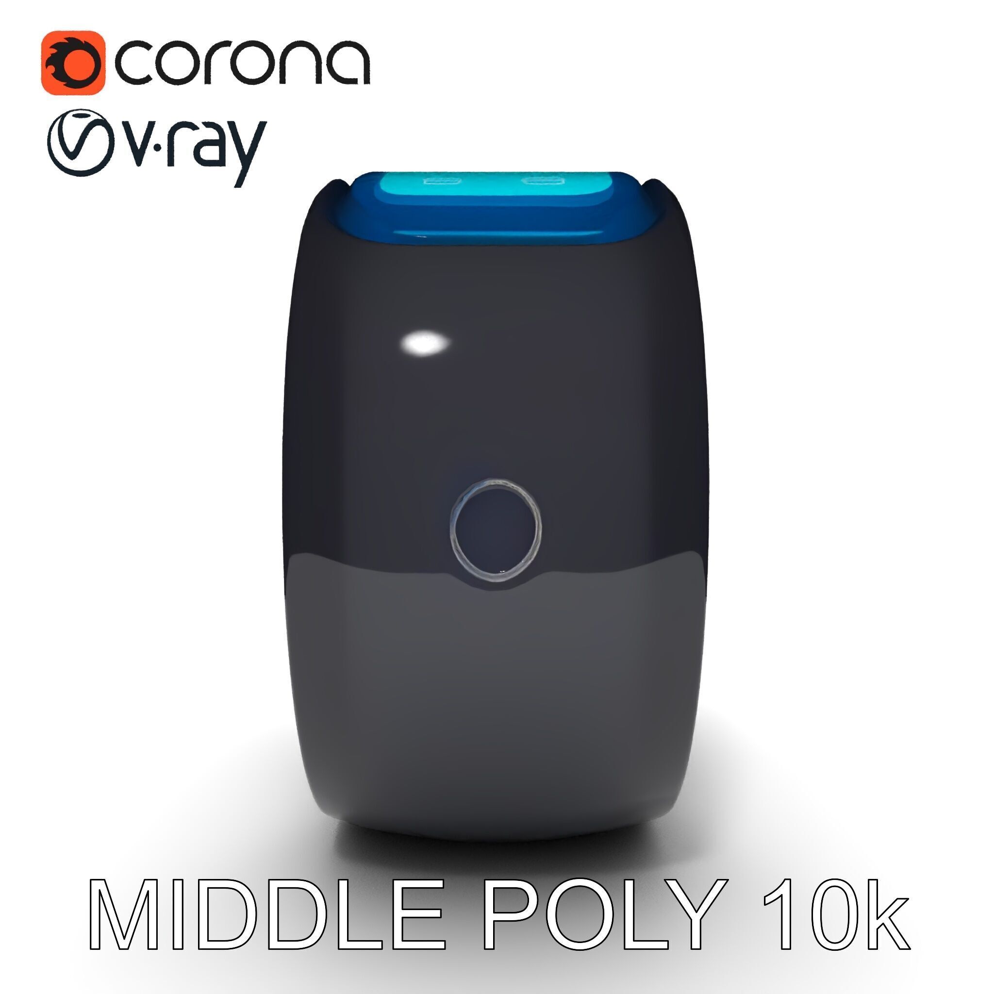 Smart Ring Digital Model Pack Low-poly 3D model_11