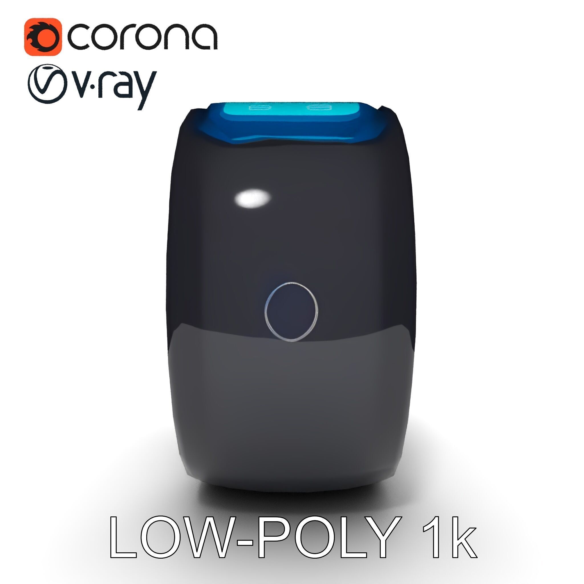 Smart Ring Digital Model Pack Low-poly 3D model_31