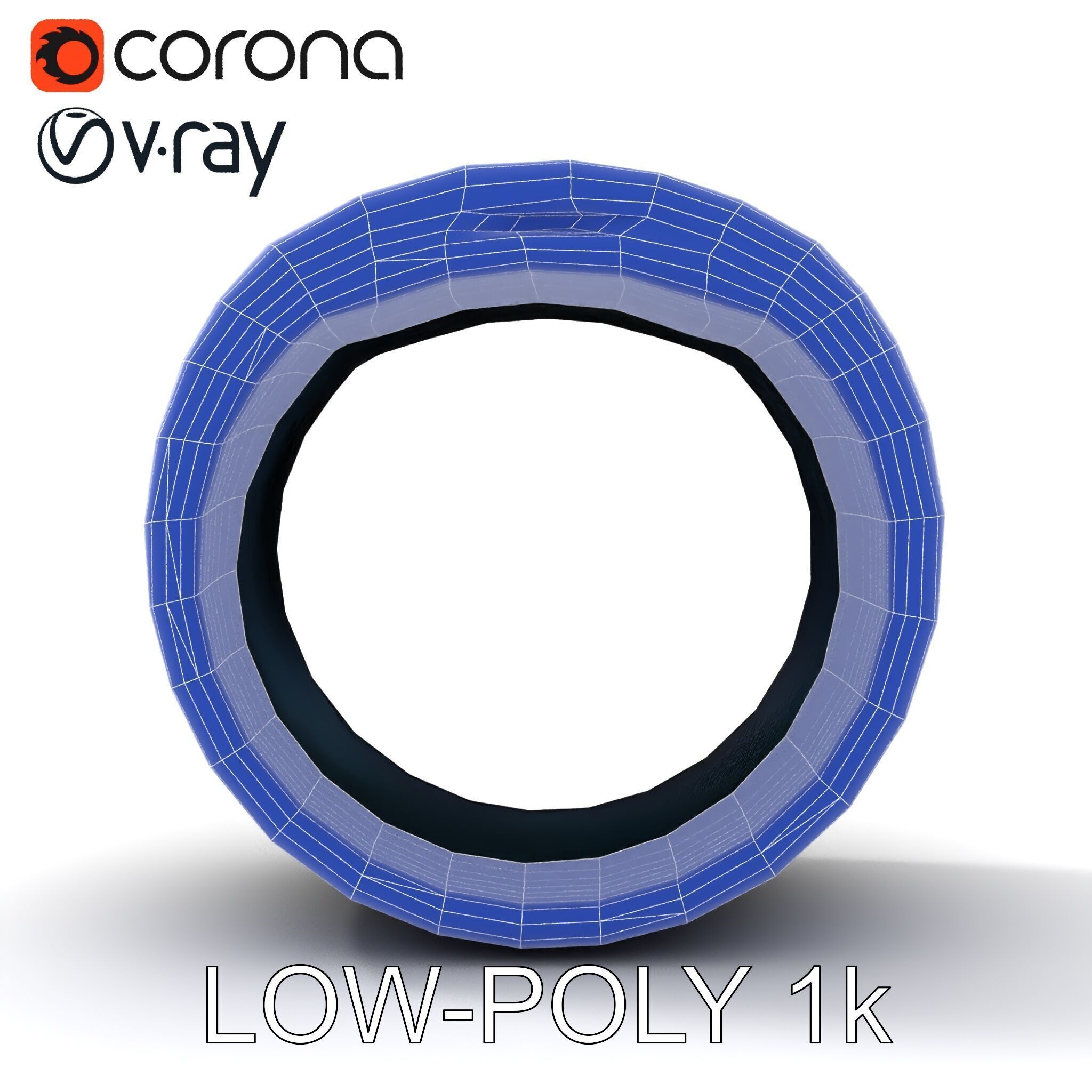 Smart Ring Digital Model Pack Low-poly 3D model_15