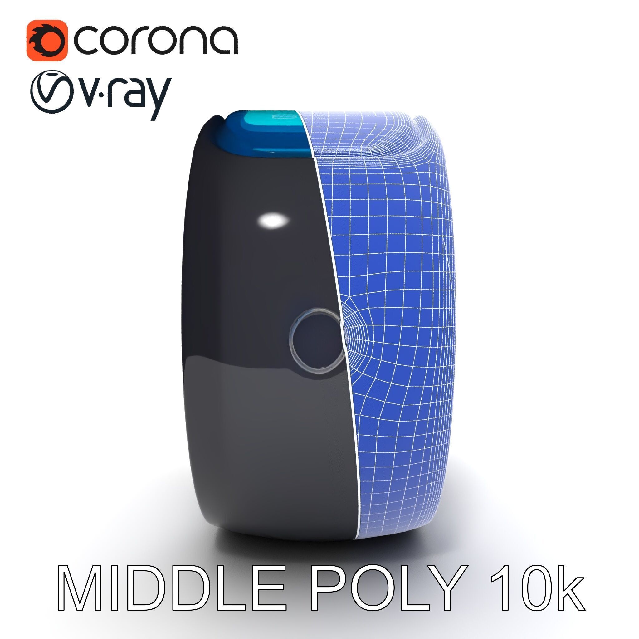 Smart Ring Digital Model Pack Low-poly 3D model_27