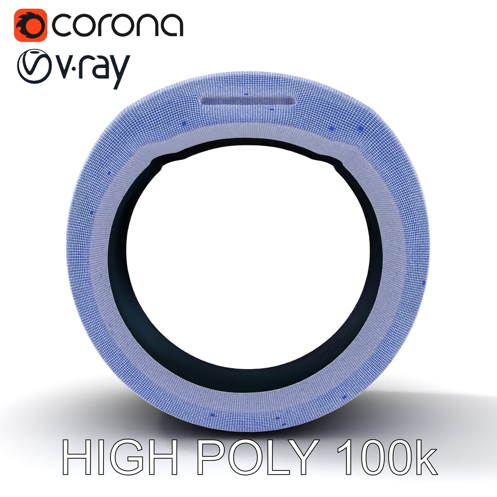 Smart Ring Digital Model Pack Low-poly 3D model_26