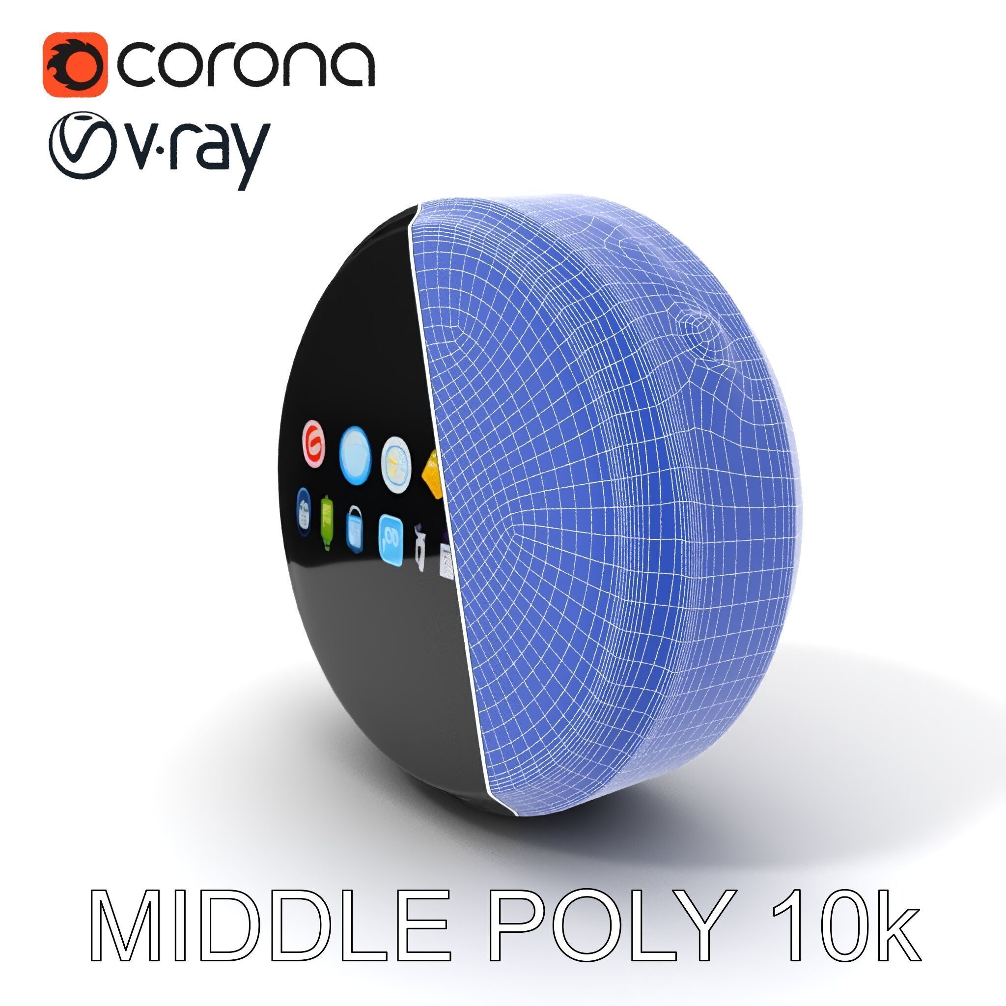 Smart Ring Model Pack with Interactive Display Low-poly 3D model_34