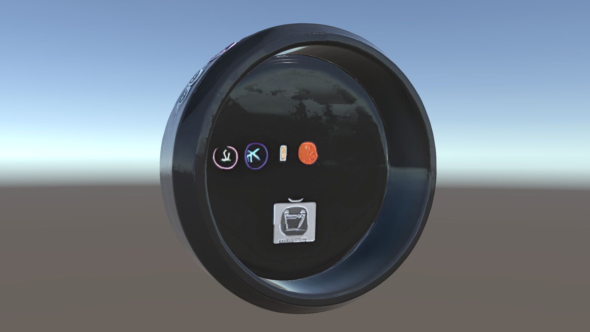 Smart Ring Model Pack with Interactive Display Low-poly 3D model_5