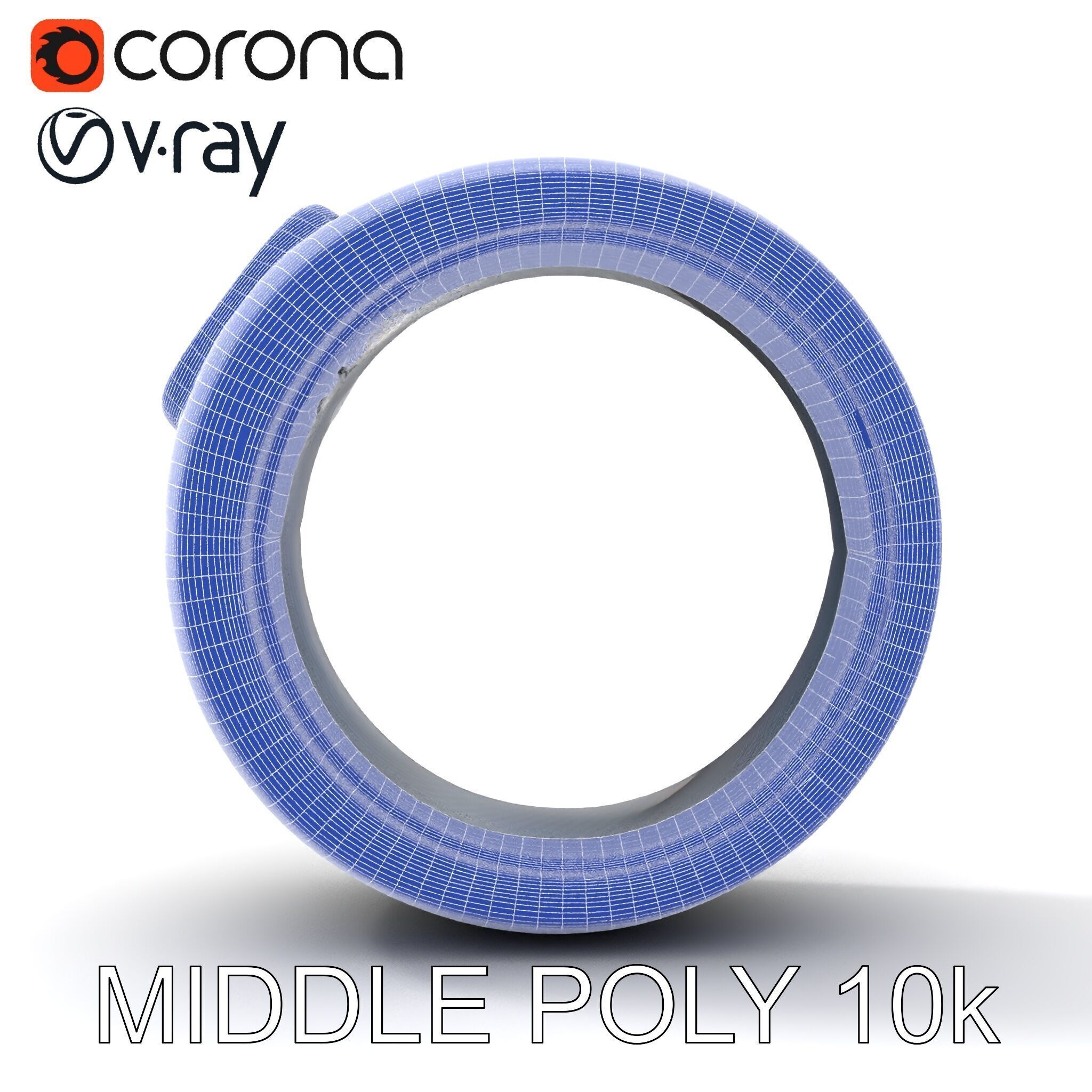 Smart Ring D Model Pack with PBR Textures Low-poly 3D model_11