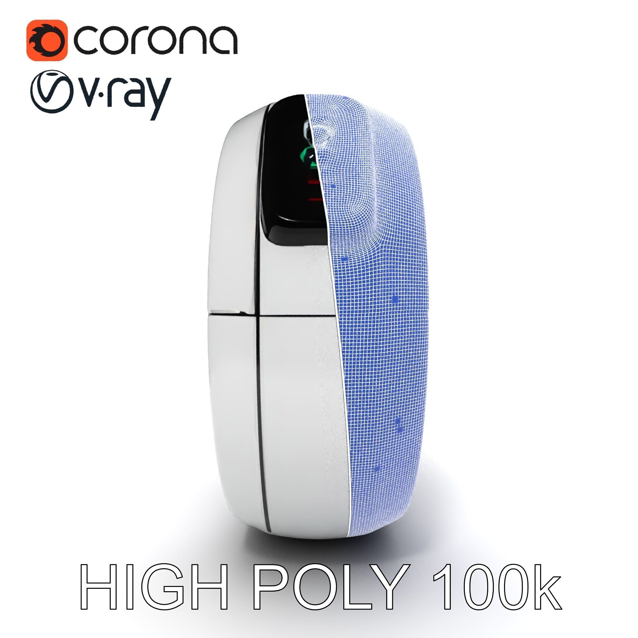 Smart Ring D Model Pack with PBR Textures Low-poly 3D model_10