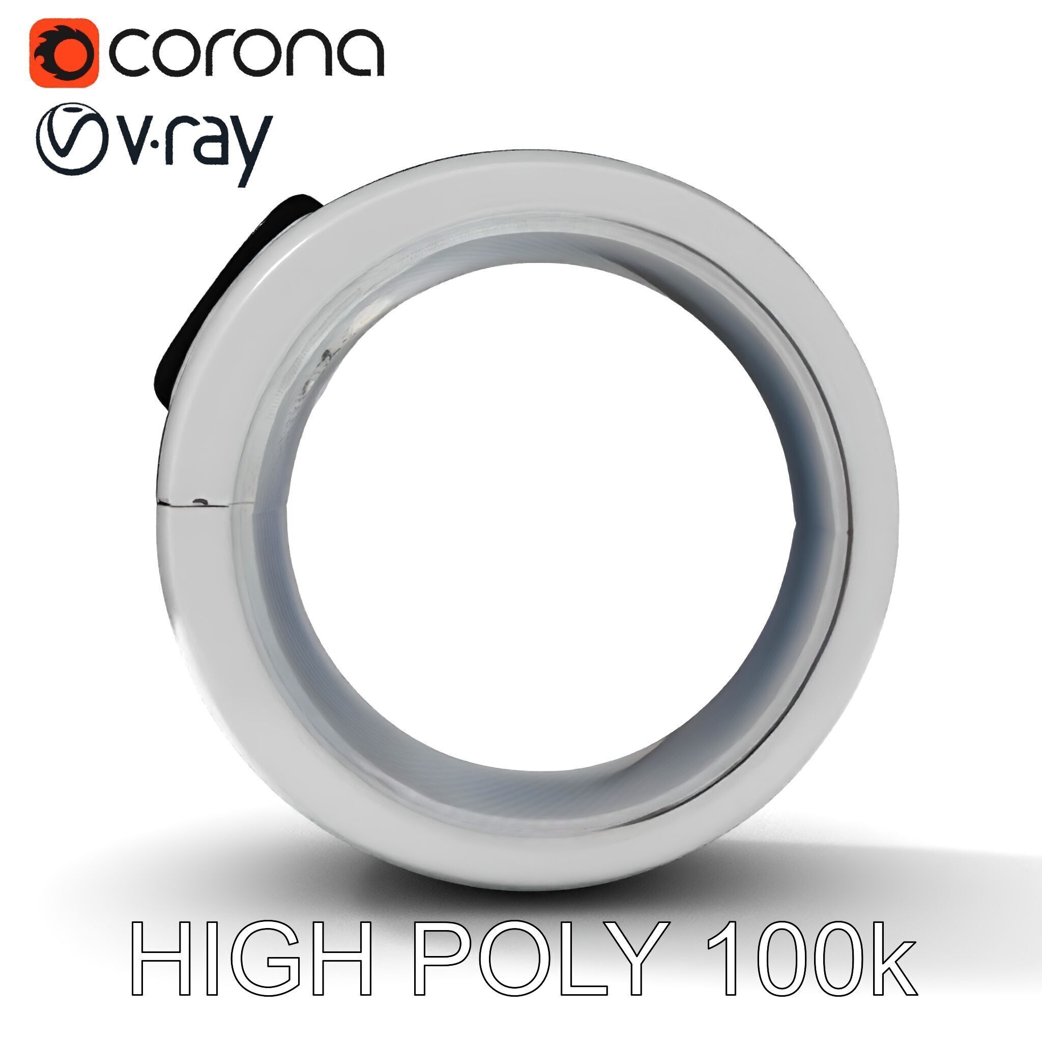 Smart Ring D Model Pack with PBR Textures Low-poly 3D model_31