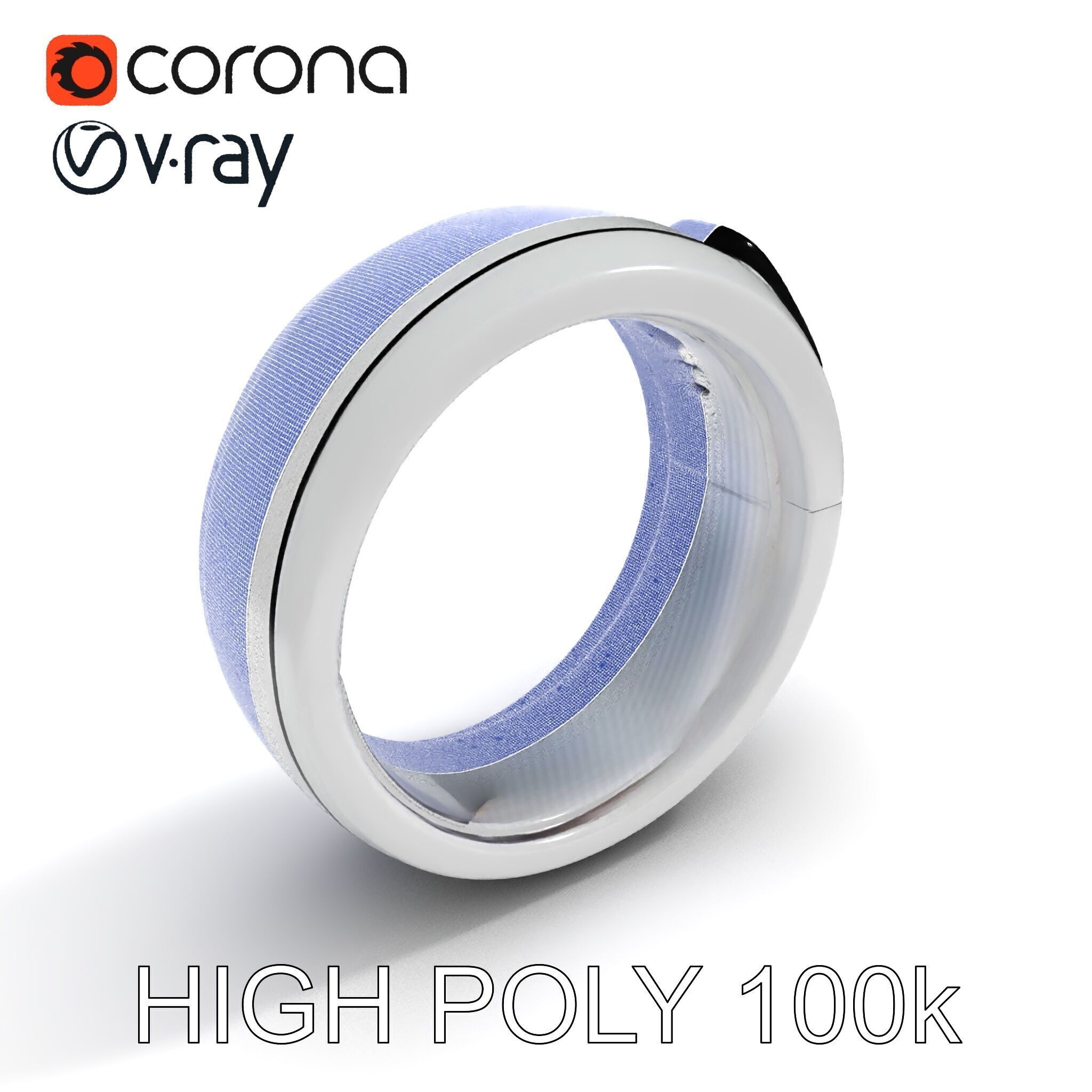 Smart Ring D Model Pack with PBR Textures Low-poly 3D model_20
