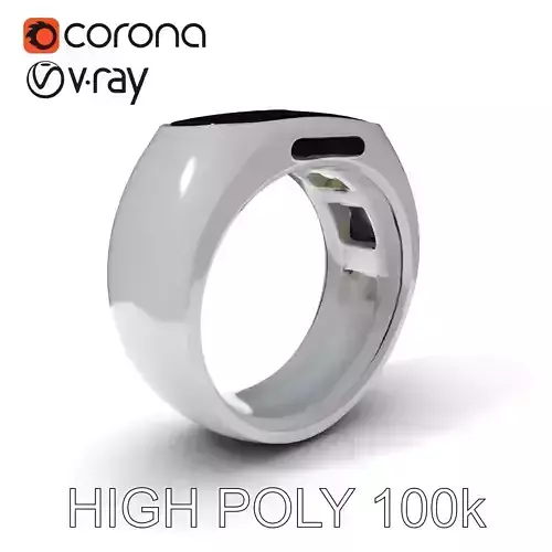 Smart Ring D Model Pack for Wearable Technology Integration Low-poly 3D model Smart Ring D Model Pack for Wearable Technology Integration Low-poly 3D model