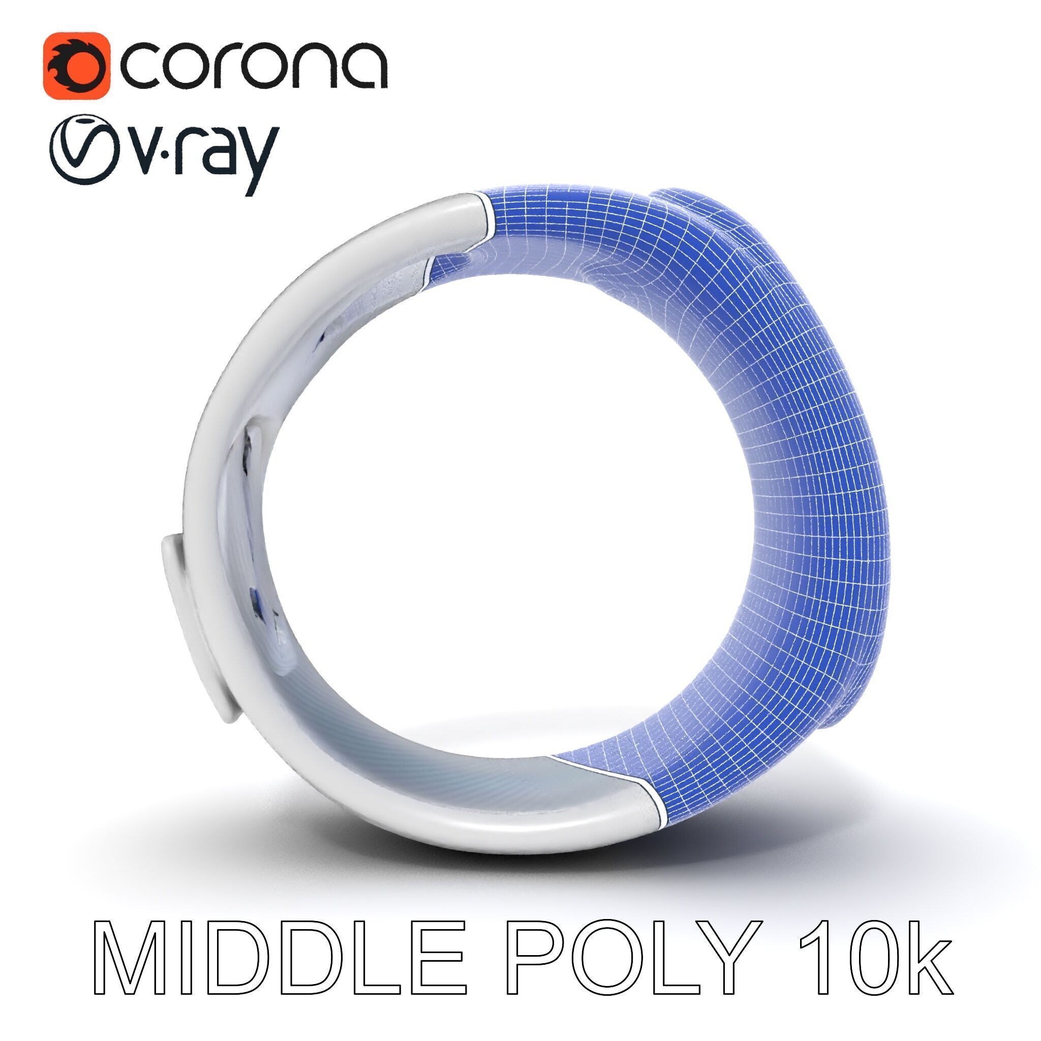 Smartwatch Model Pack with Interactive Display Low-poly 3D model_34