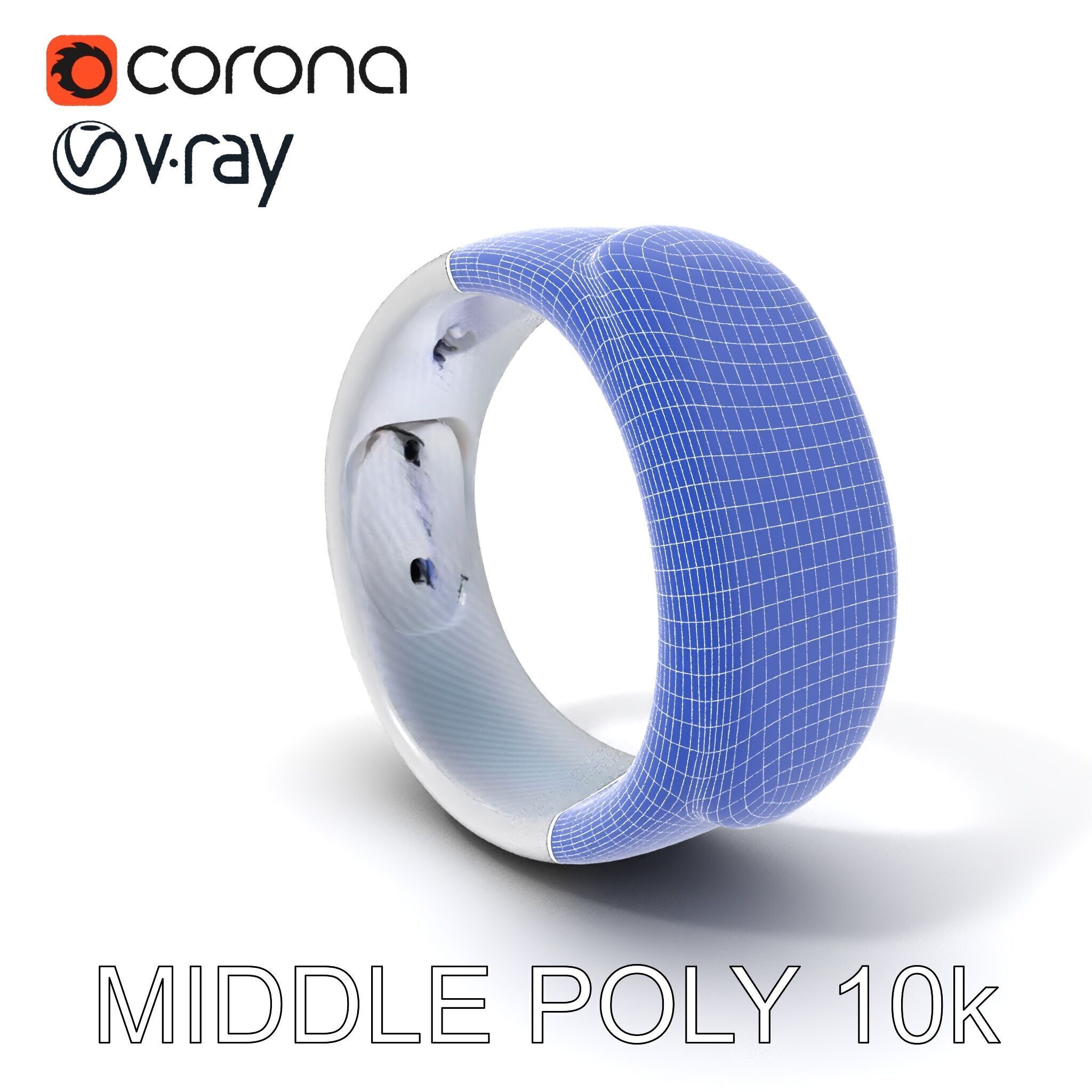 Smartwatch Model Pack with Interactive Display Low-poly 3D model_12