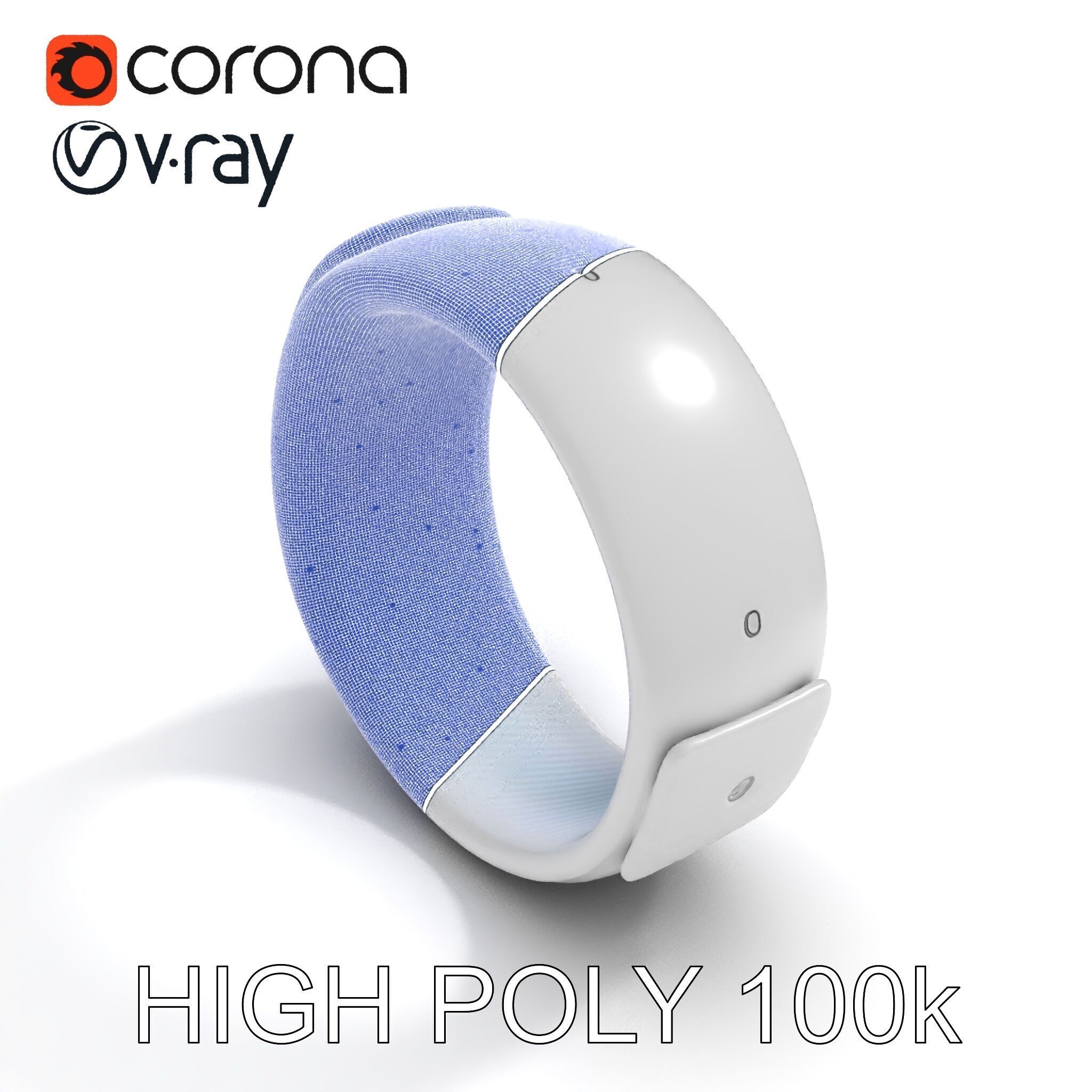 Smartwatch Model Pack with Interactive Display Low-poly 3D model_8