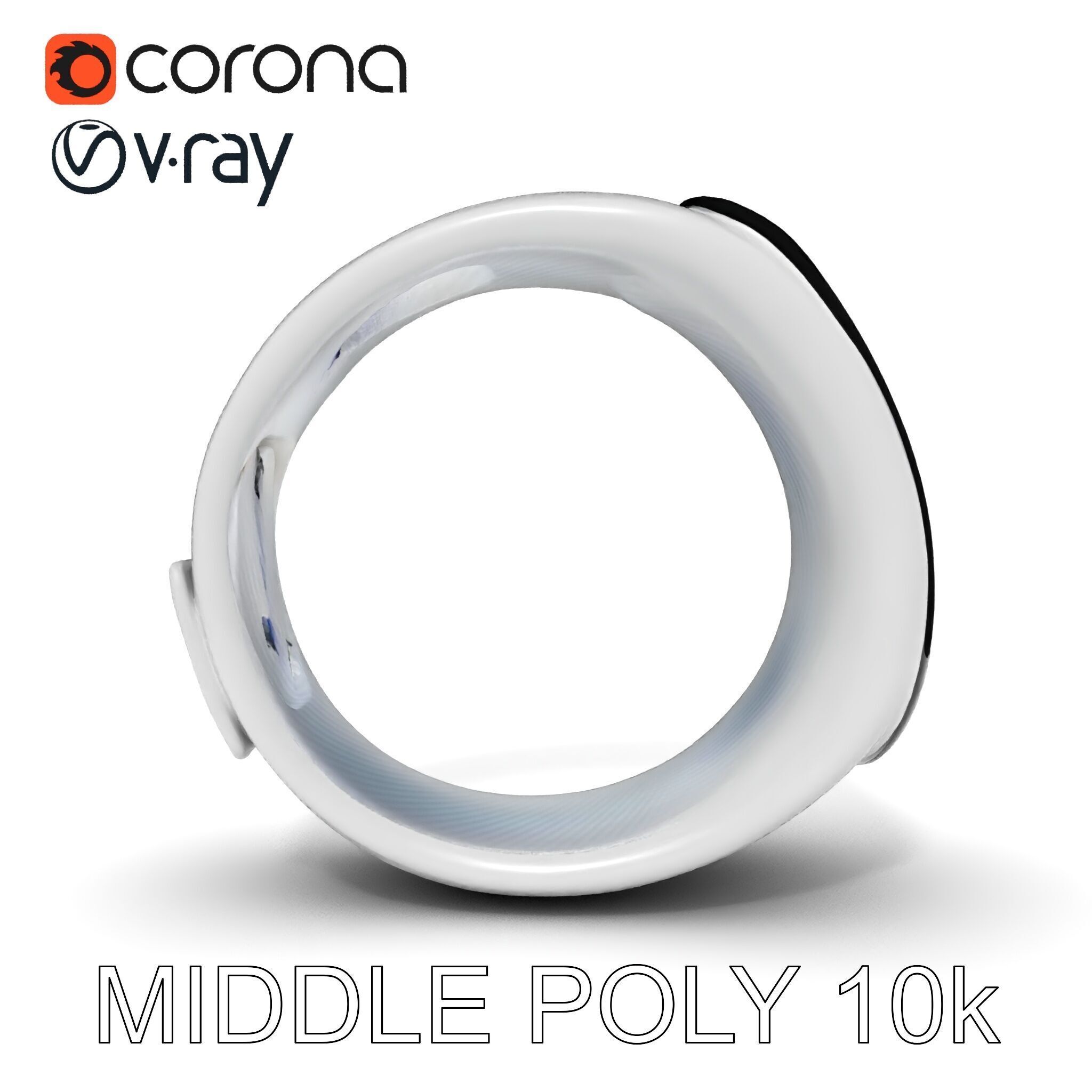 Smartwatch Model Pack with Interactive Display Low-poly 3D model_14