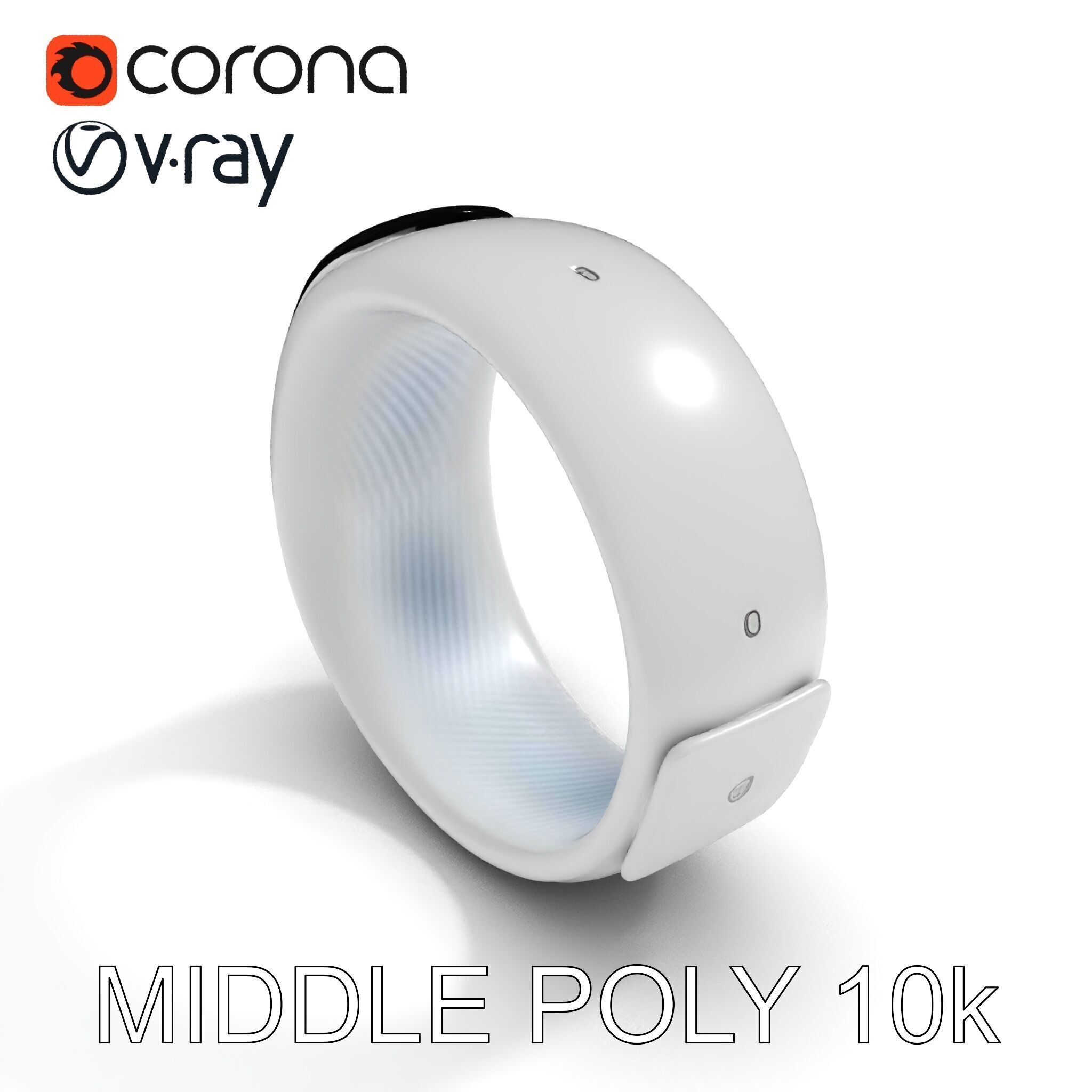 Smartwatch Model Pack with Interactive Display Low-poly 3D model_17