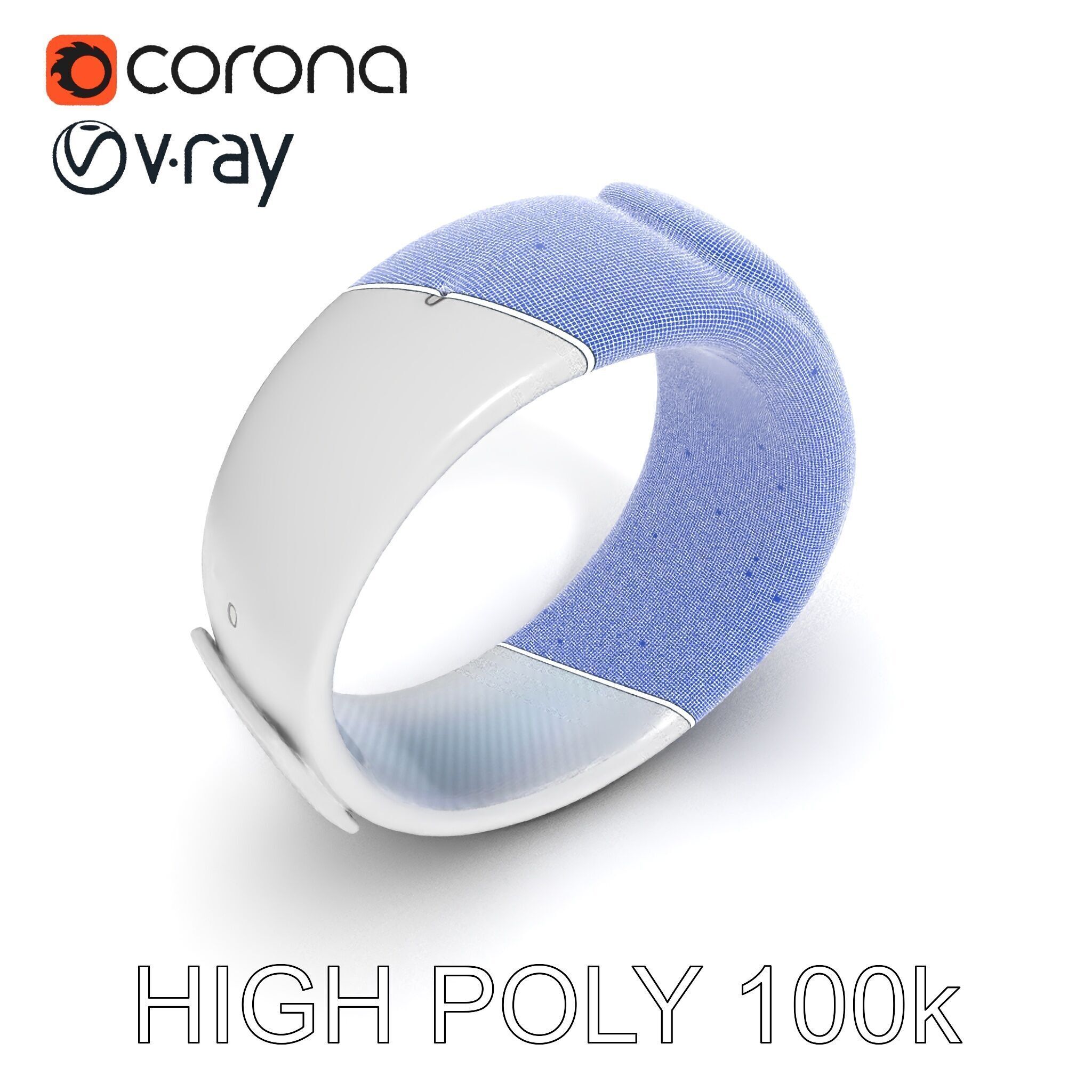 Smartwatch Model Pack with Interactive Display Low-poly 3D model_19