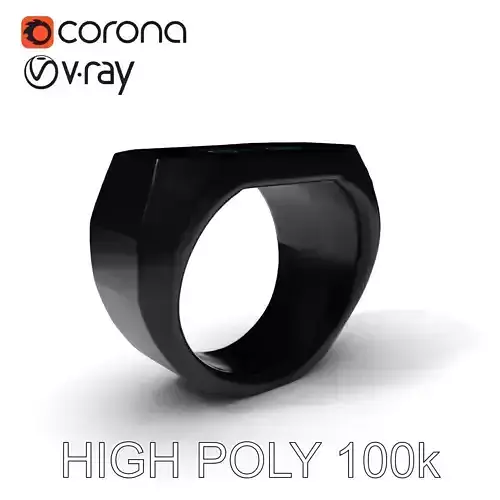 Modern Smart Ring D Model Pack Low-poly 3D model Modern Smart Ring D Model Pack Low-poly 3D model