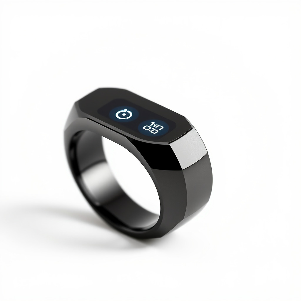 Modern Smart Ring D Model Pack Low-poly 3D model_4