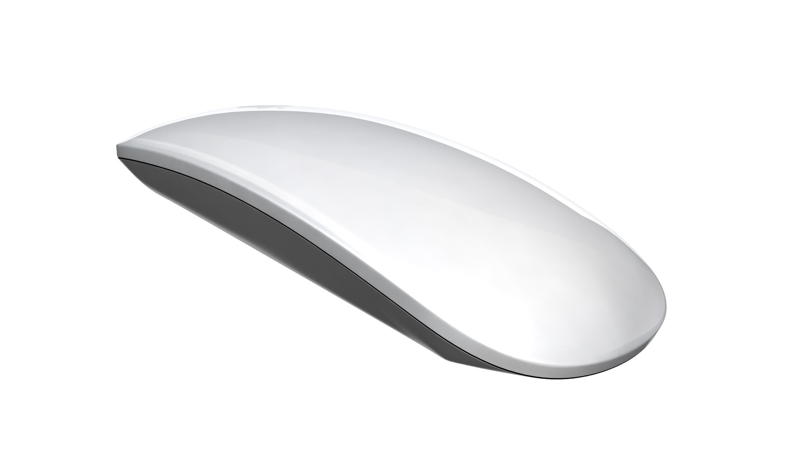 Apple Magic Mouse Black And Silver 3D model_8