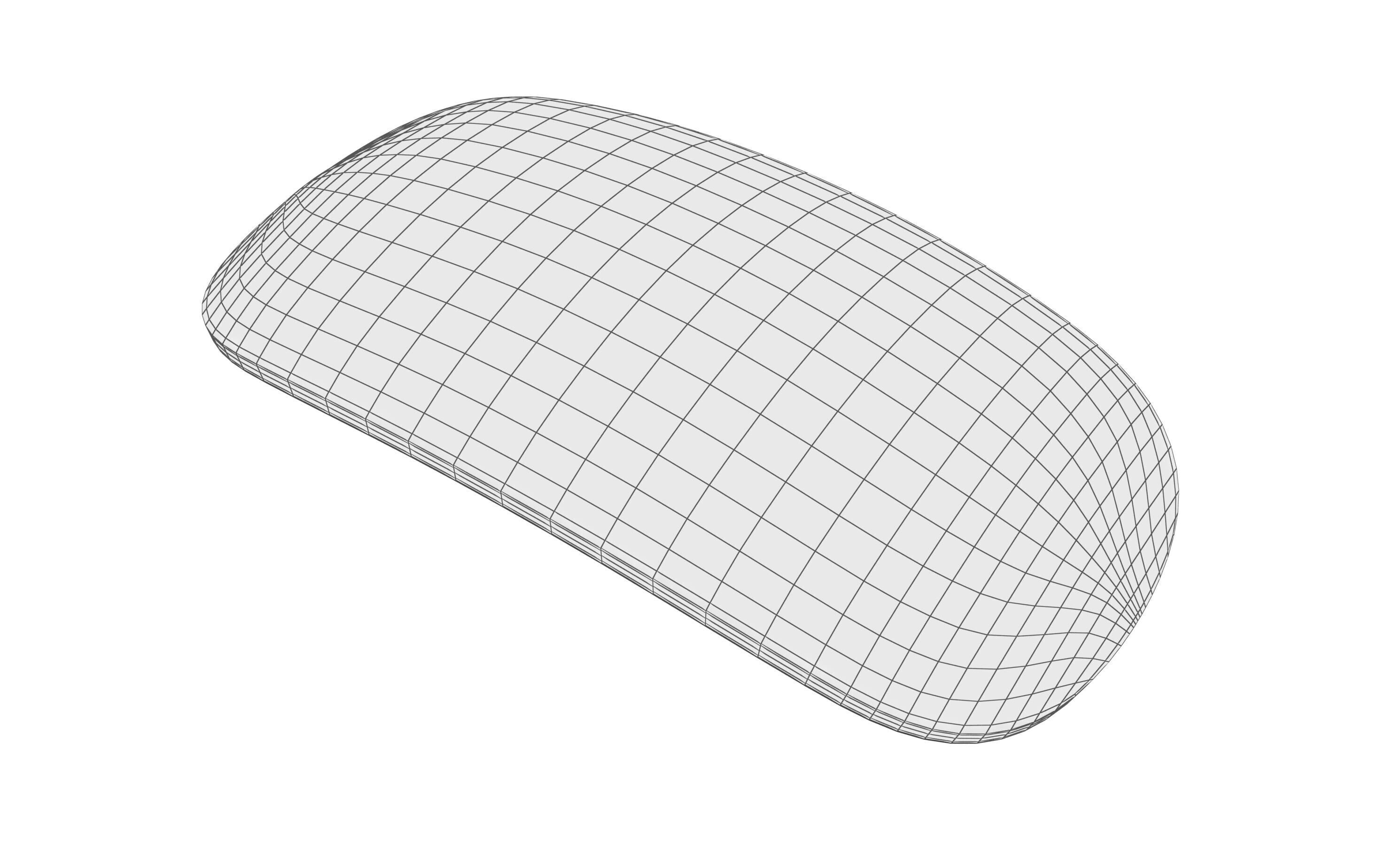 Apple Magic Mouse Black And Silver 3D model_12