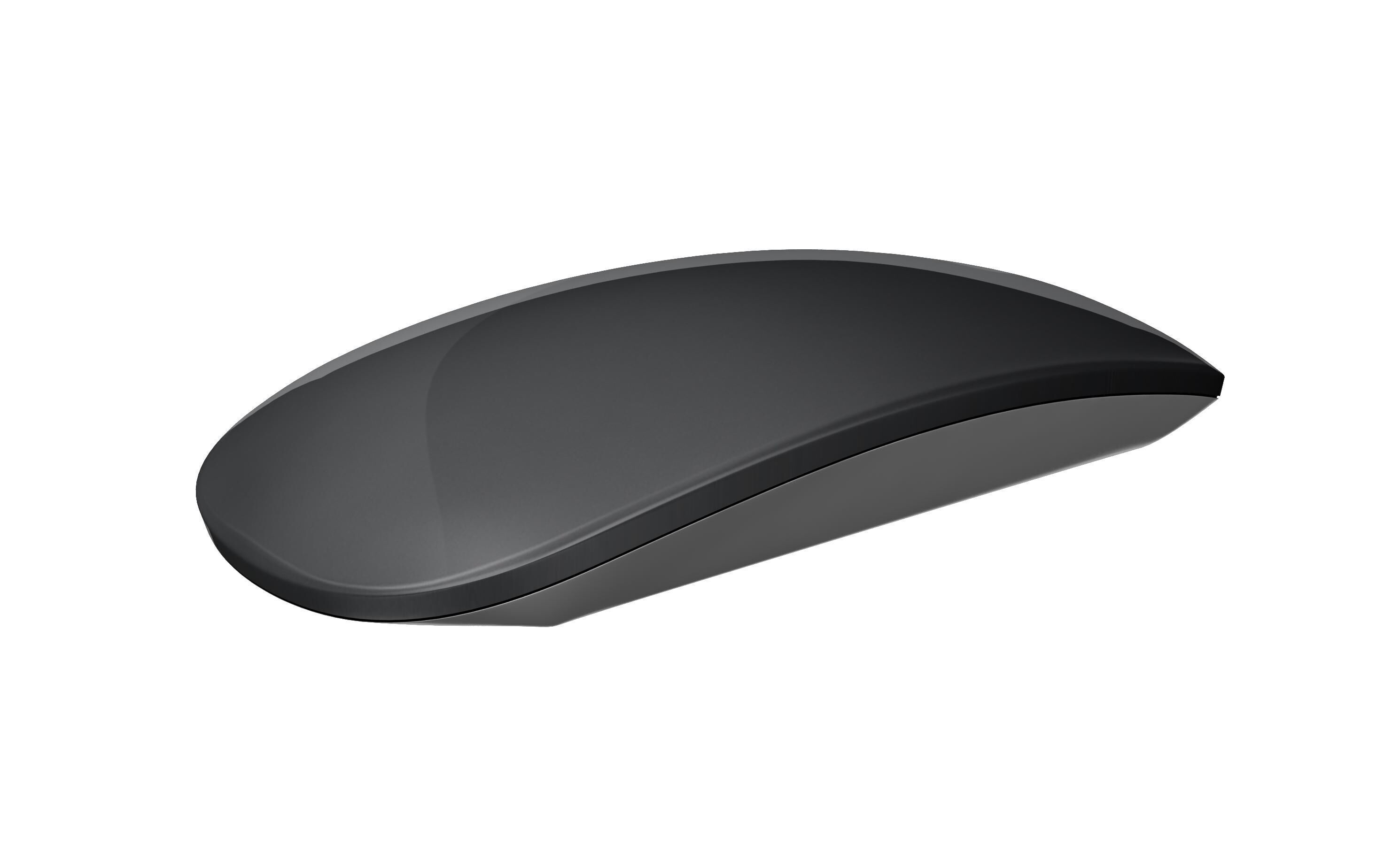 Apple Magic Mouse Black And Silver 3D model_2