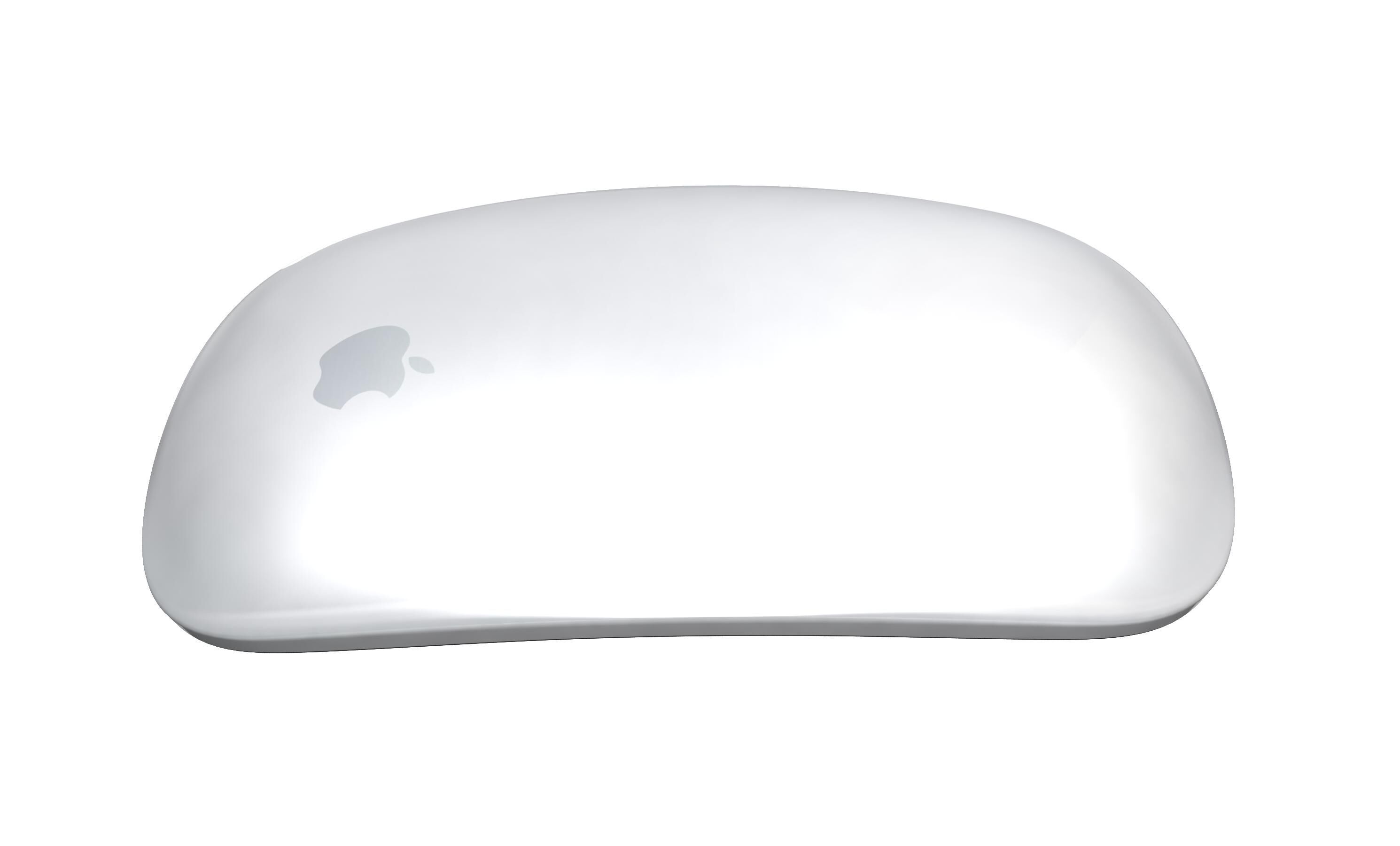 Apple Magic Mouse Black And Silver 3D model_10