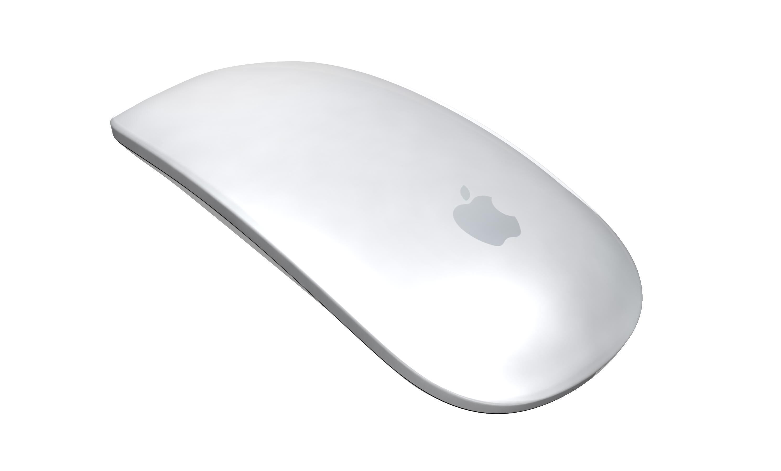 Apple Magic Mouse Black And Silver 3D model_6