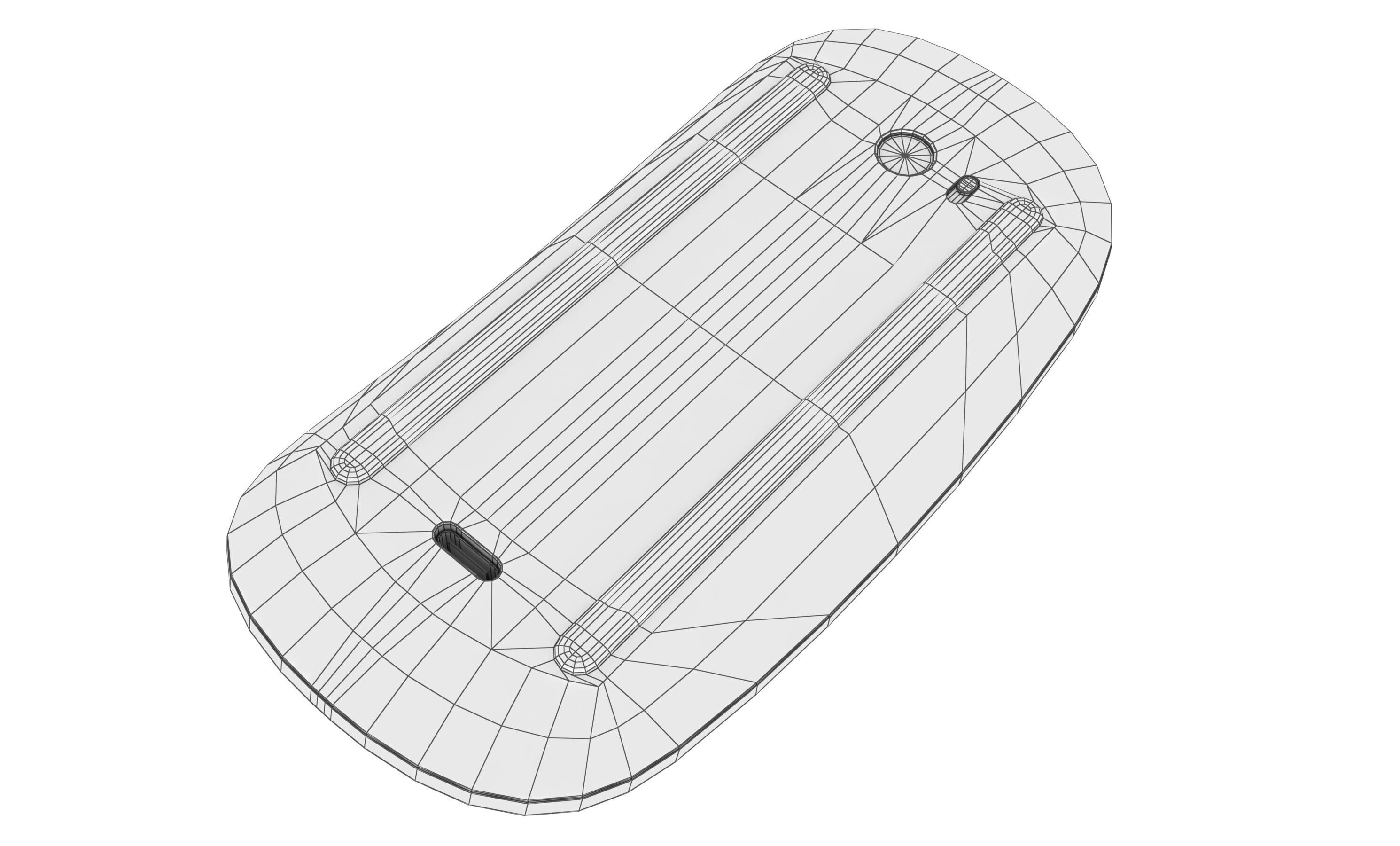 Apple Magic Mouse Black And Silver 3D model_15