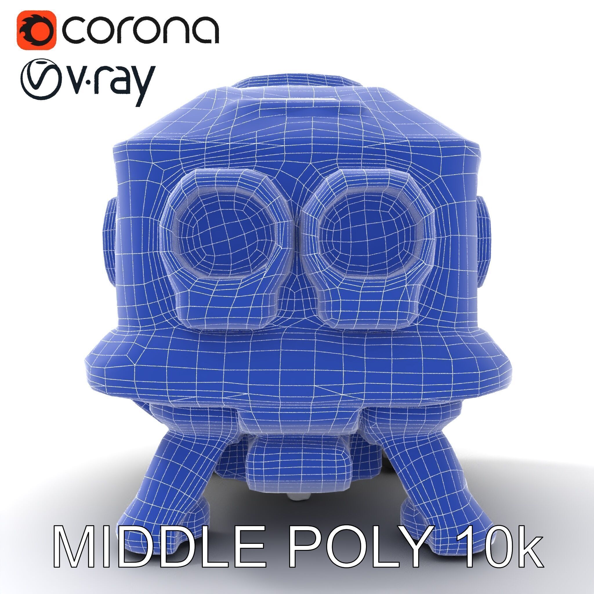 Futuristic Space Station Module model pack Low-poly 3D model_29