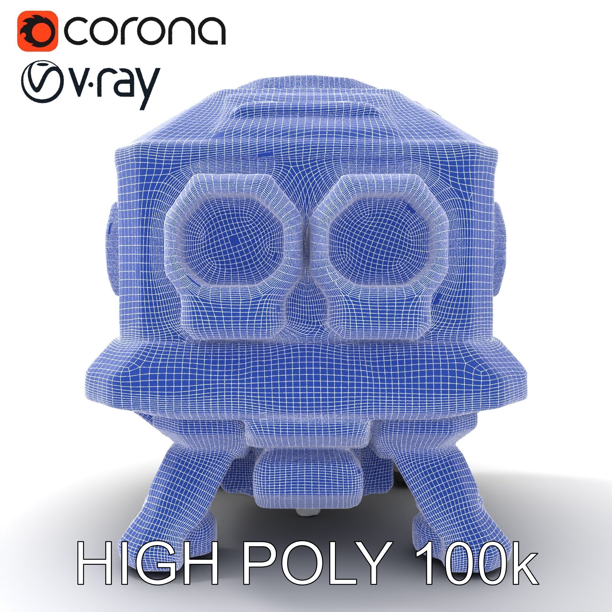 Futuristic Space Station Module model pack Low-poly 3D model_35