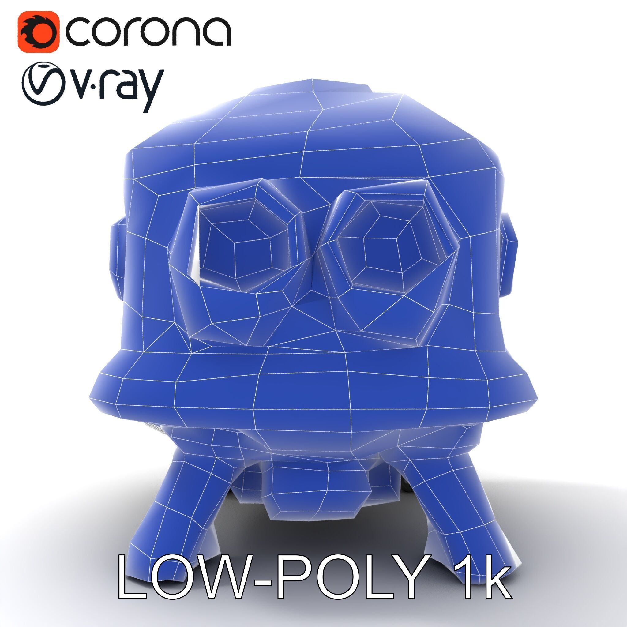 Futuristic Space Station Module model pack Low-poly 3D model_16