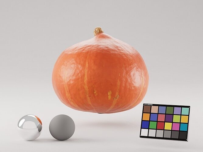 Pumpkin 3D model 4