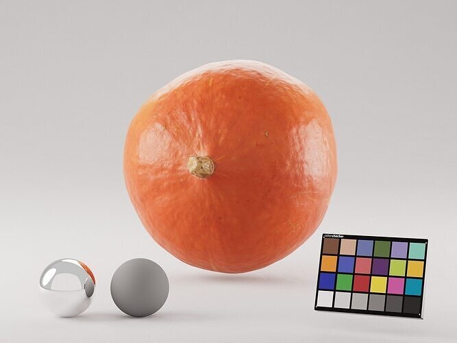 Pumpkin 3D model 3