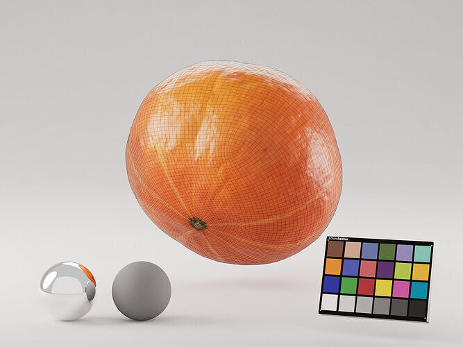 Pumpkin 3D model 7