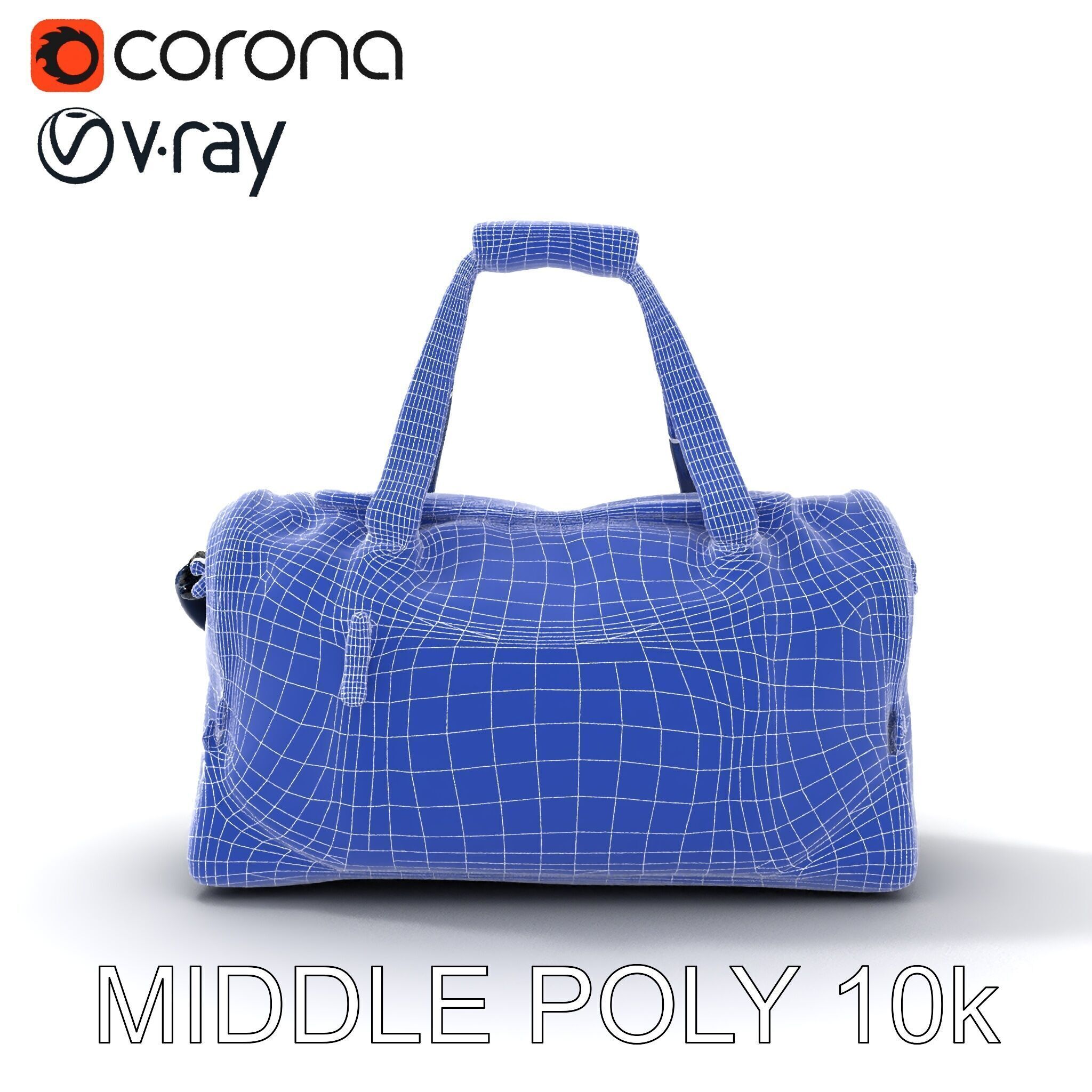 Versatile Duffel Bag Model Pack Low-poly 3D model_15