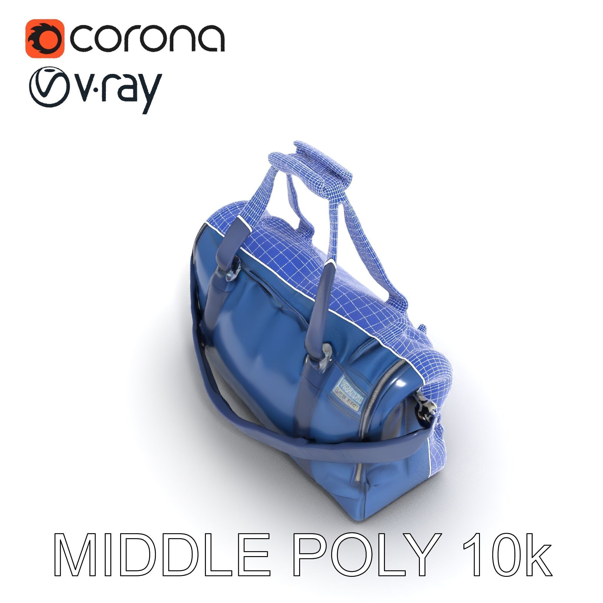 Versatile Duffel Bag Model Pack Low-poly 3D model_10