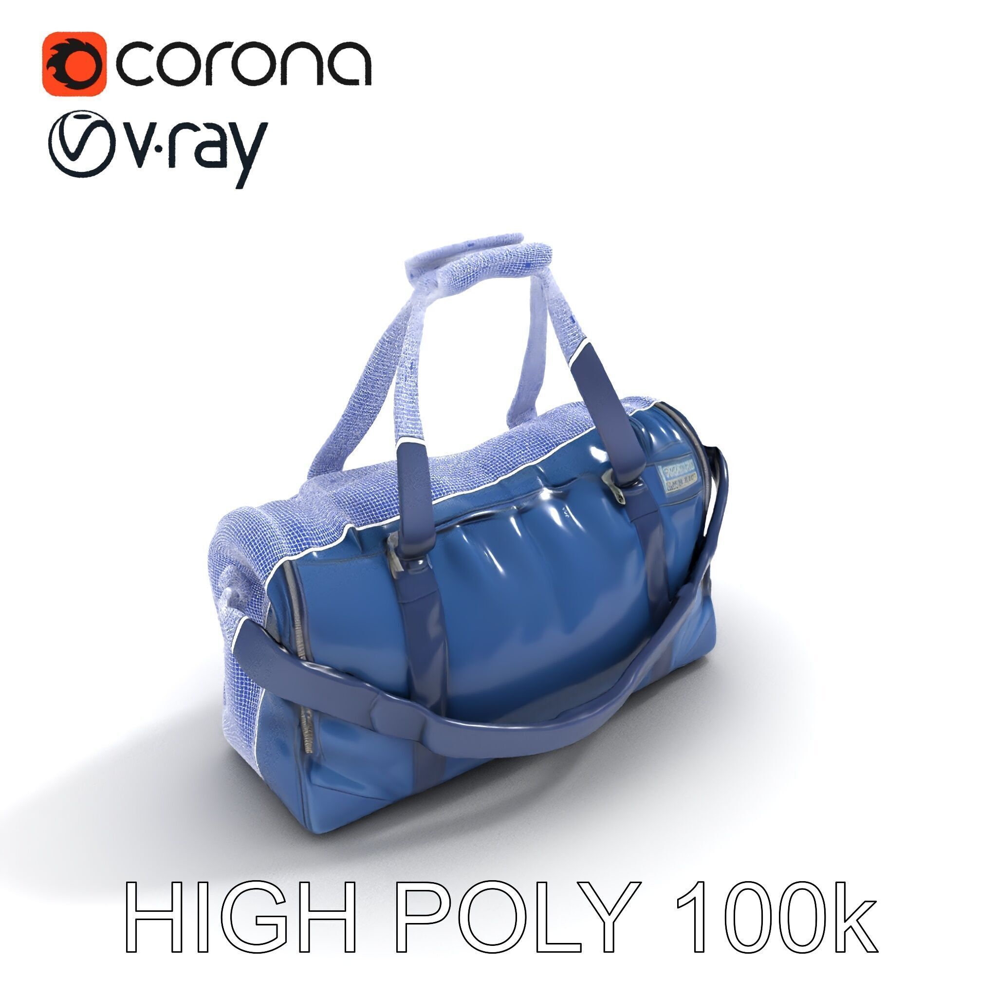 Versatile Duffel Bag Model Pack Low-poly 3D model_28