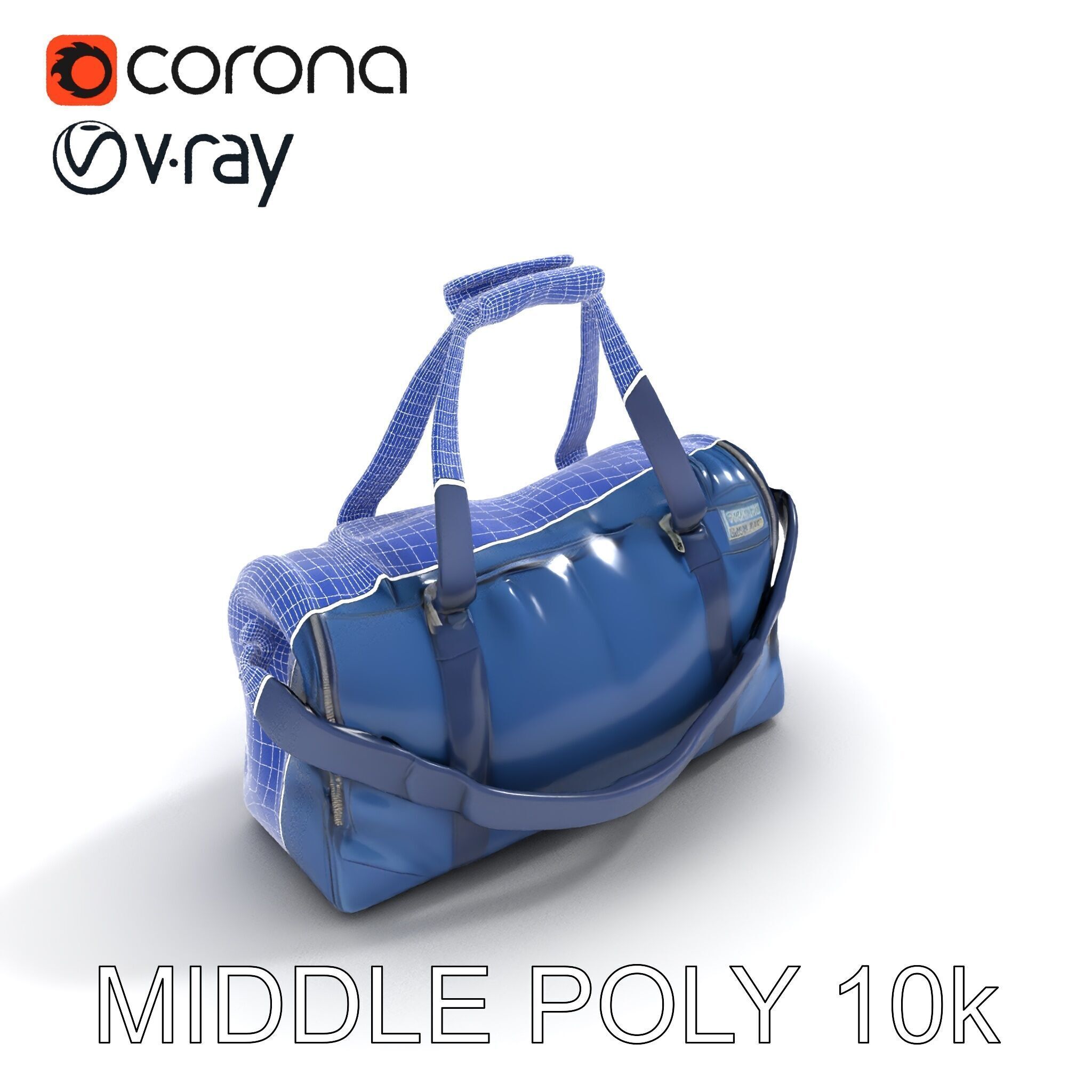 Versatile Duffel Bag Model Pack Low-poly 3D model_32